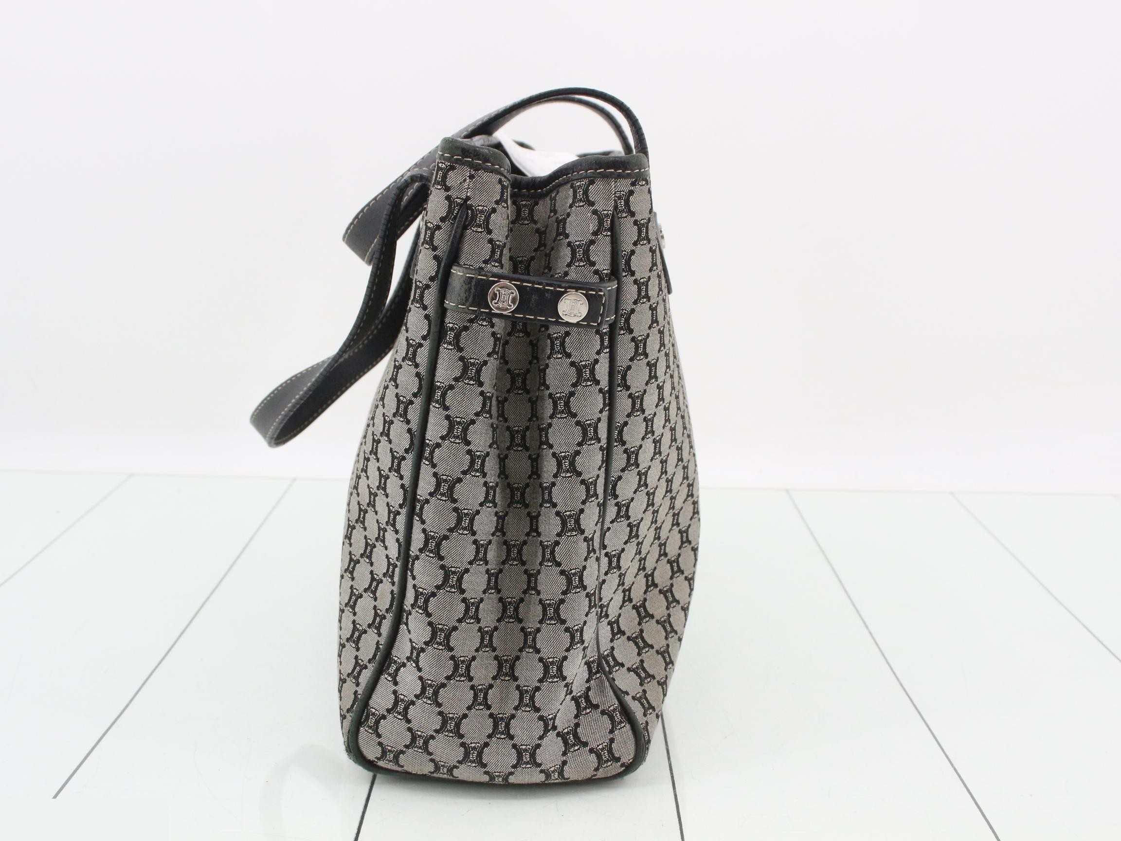 Macadam pattern canvas tote bag/handbag — view 3