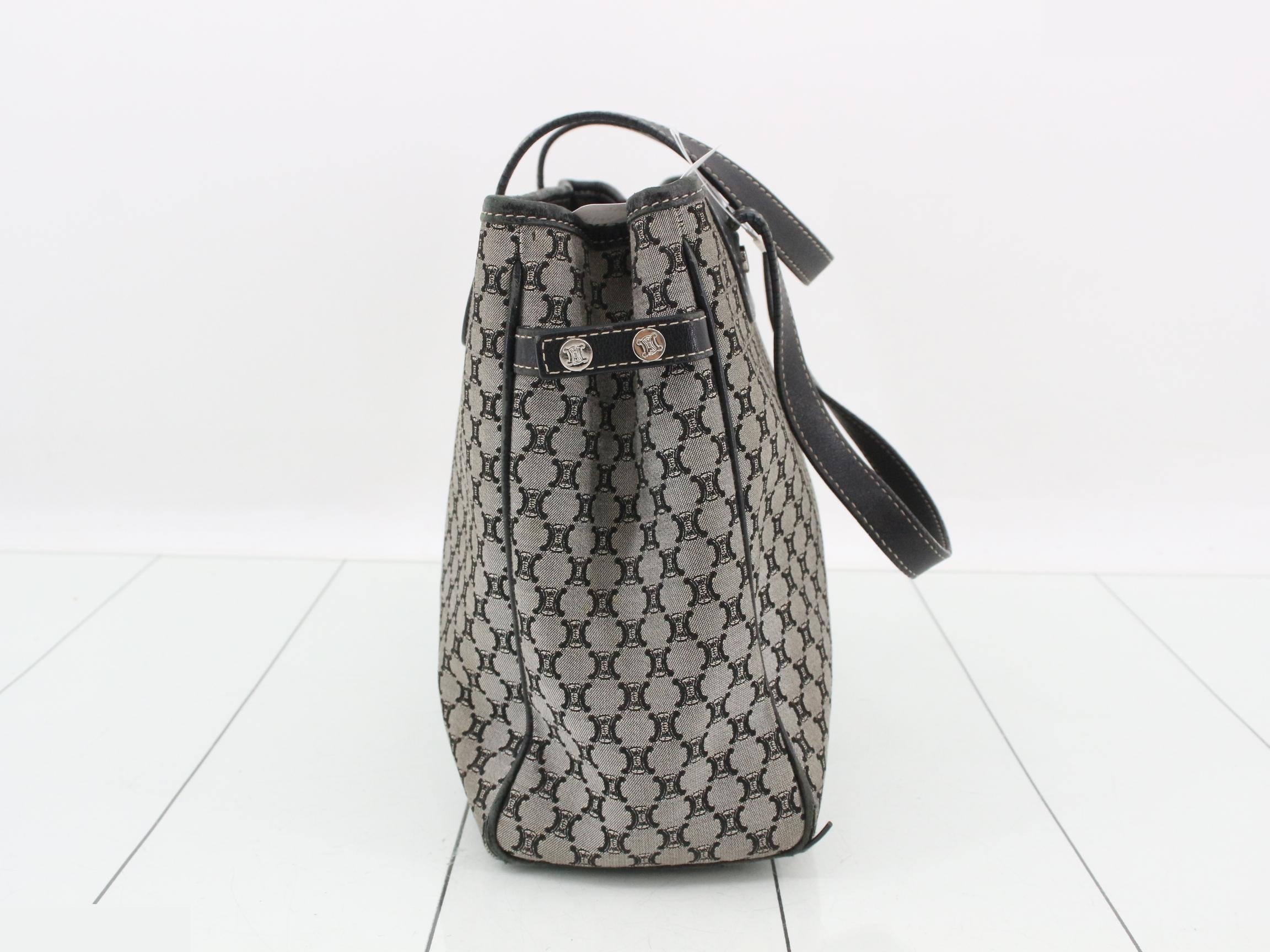 Macadam pattern canvas tote bag/handbag — view 4