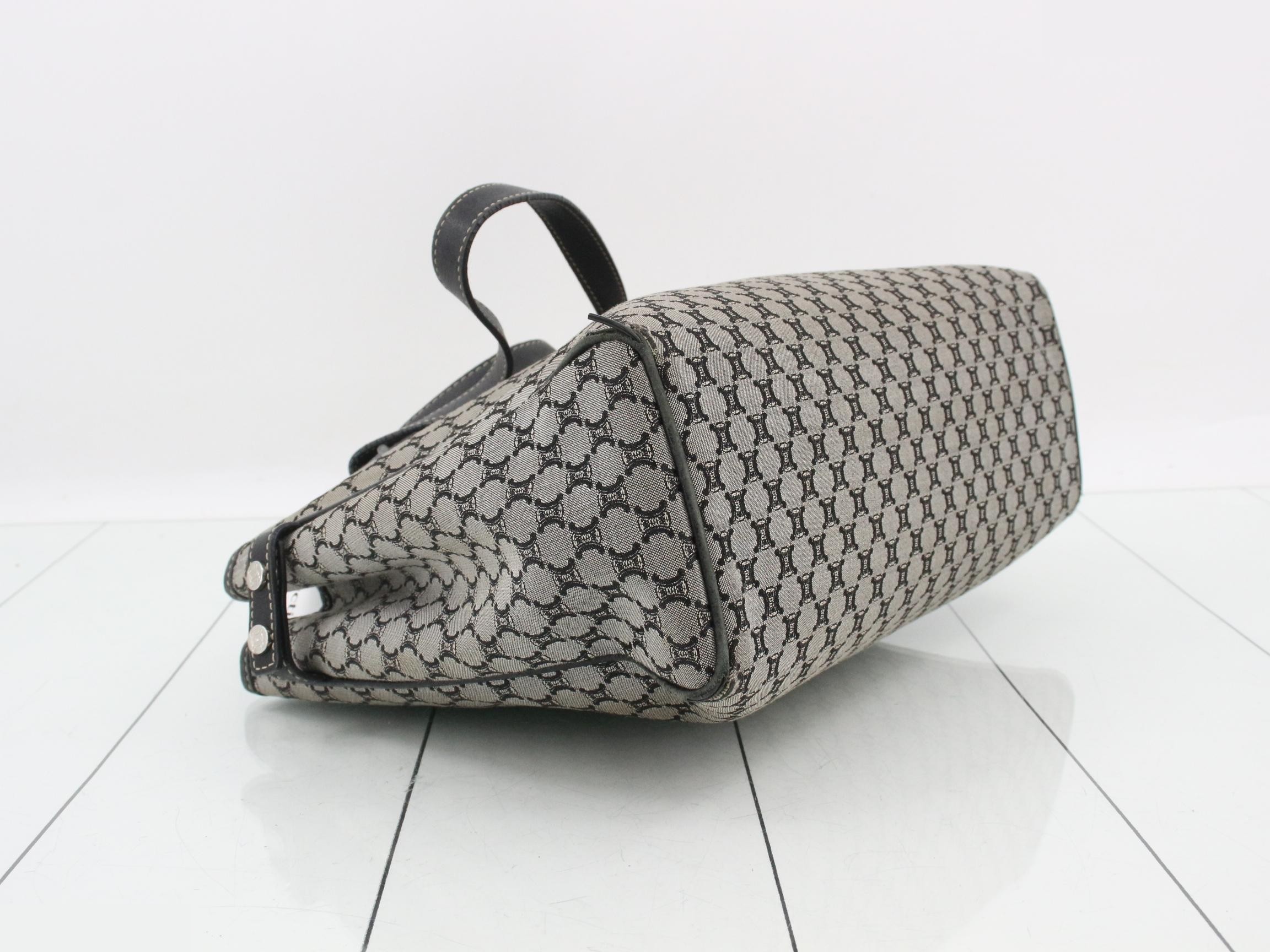 Macadam pattern canvas tote bag/handbag — view 5