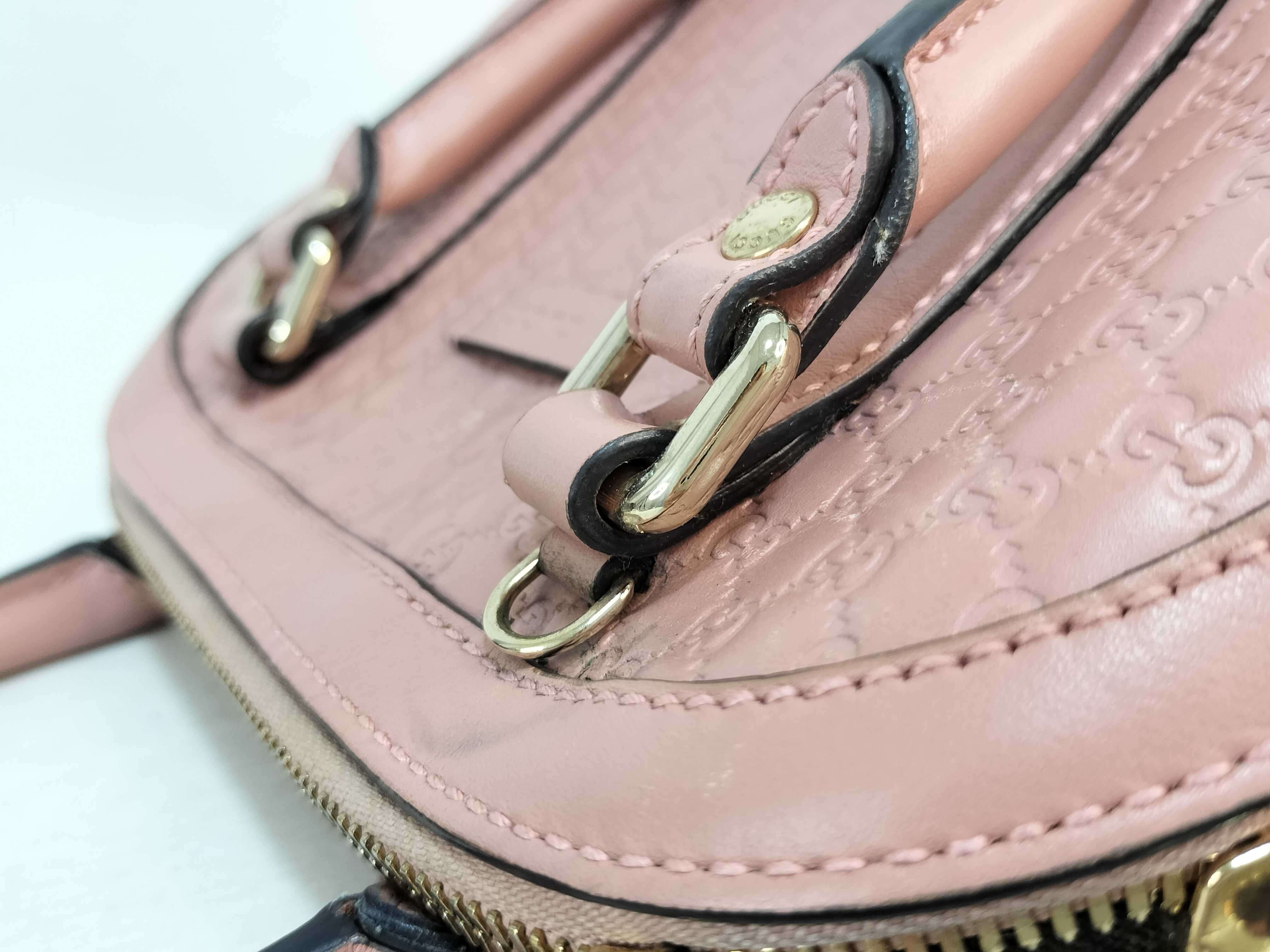 Guccissima Microguccissima Leather 2-Way Handbag Pink 449654 Outlet Handbag — view 5