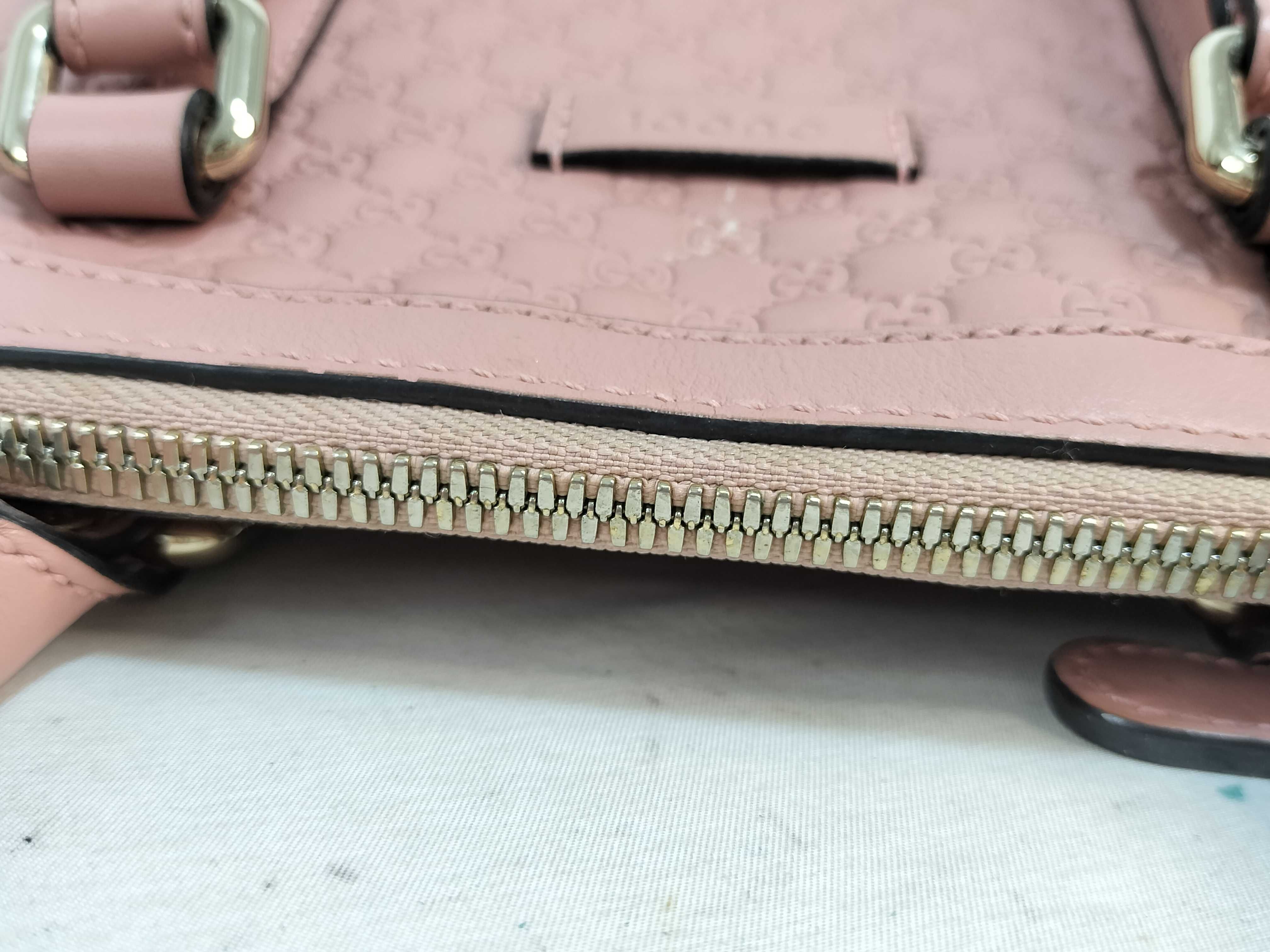 Guccissima Microguccissima Leather 2-Way Handbag Pink 449654 Outlet Handbag — view 6