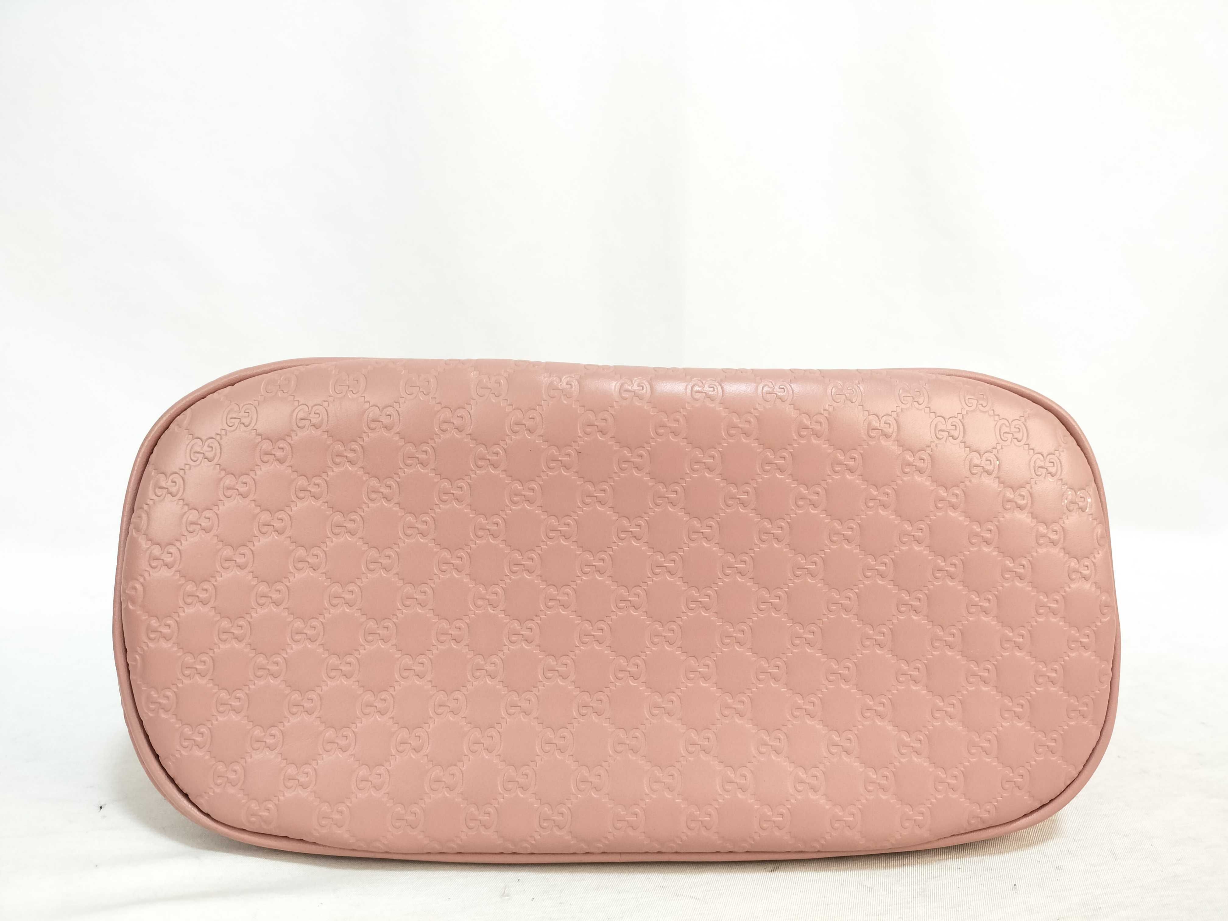 Guccissima Microguccissima Leather 2-Way Handbag Pink 449654 Outlet Handbag — view 8