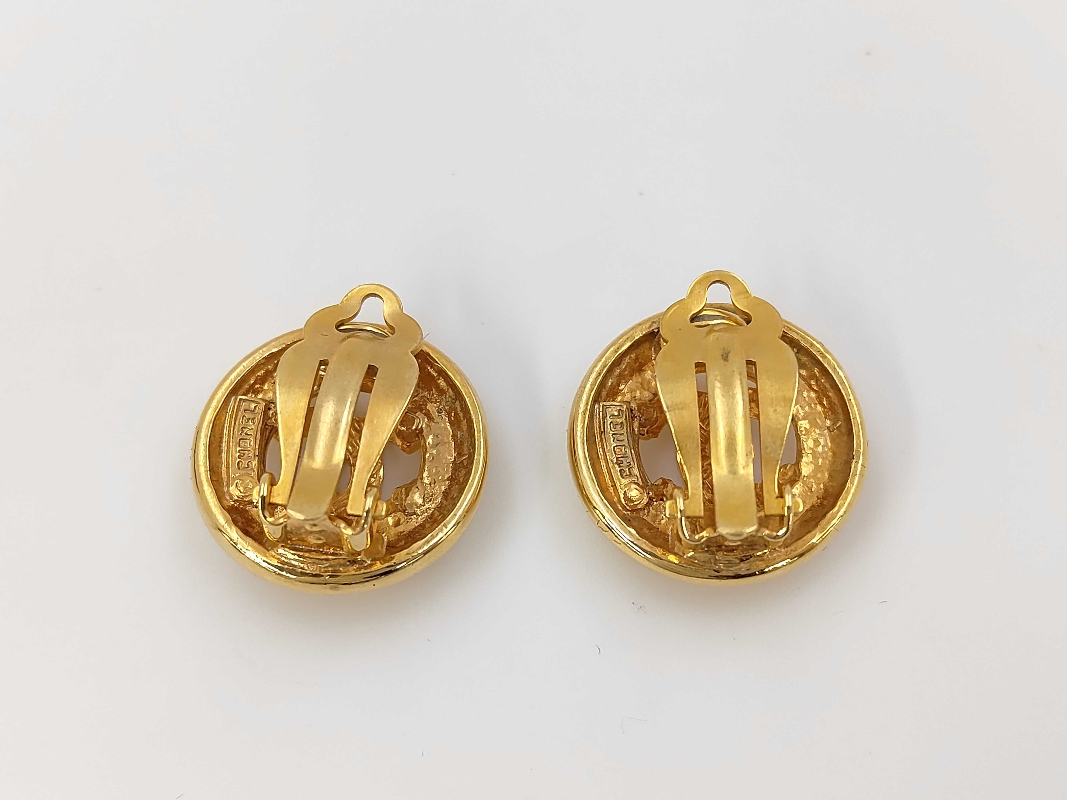 Coco Mark Round Earrings — view 2
