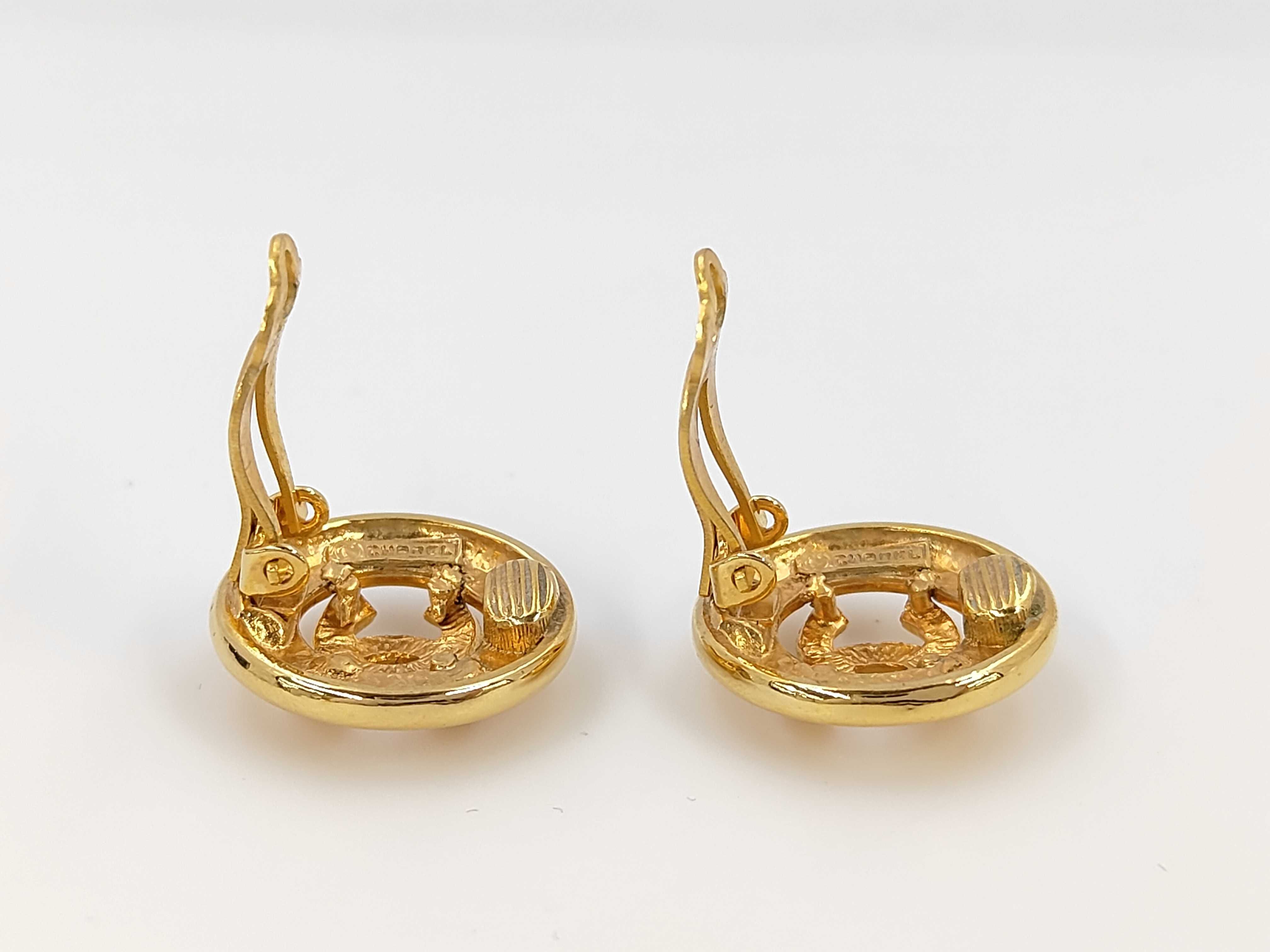 Coco Mark Round Earrings — view 3