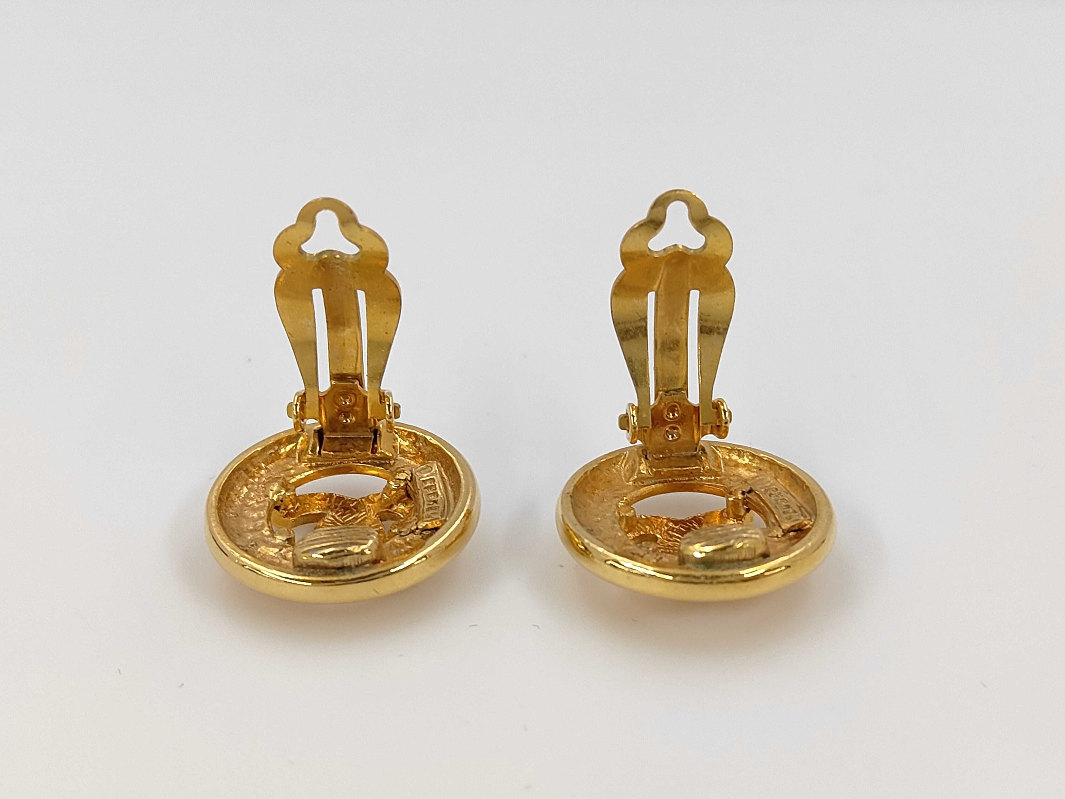 Coco Mark Round Earrings — view 5