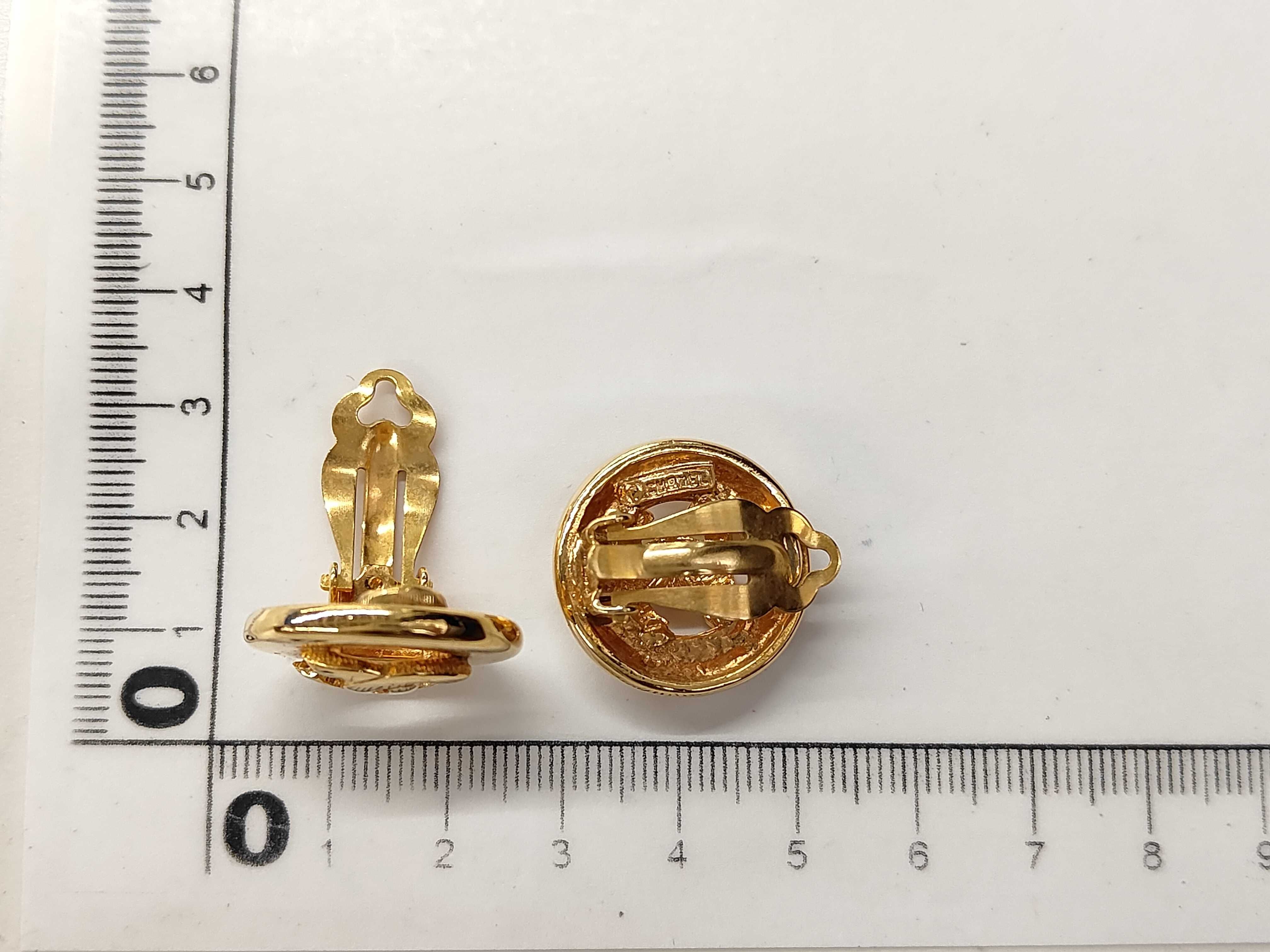 Coco Mark Round Earrings — view 6