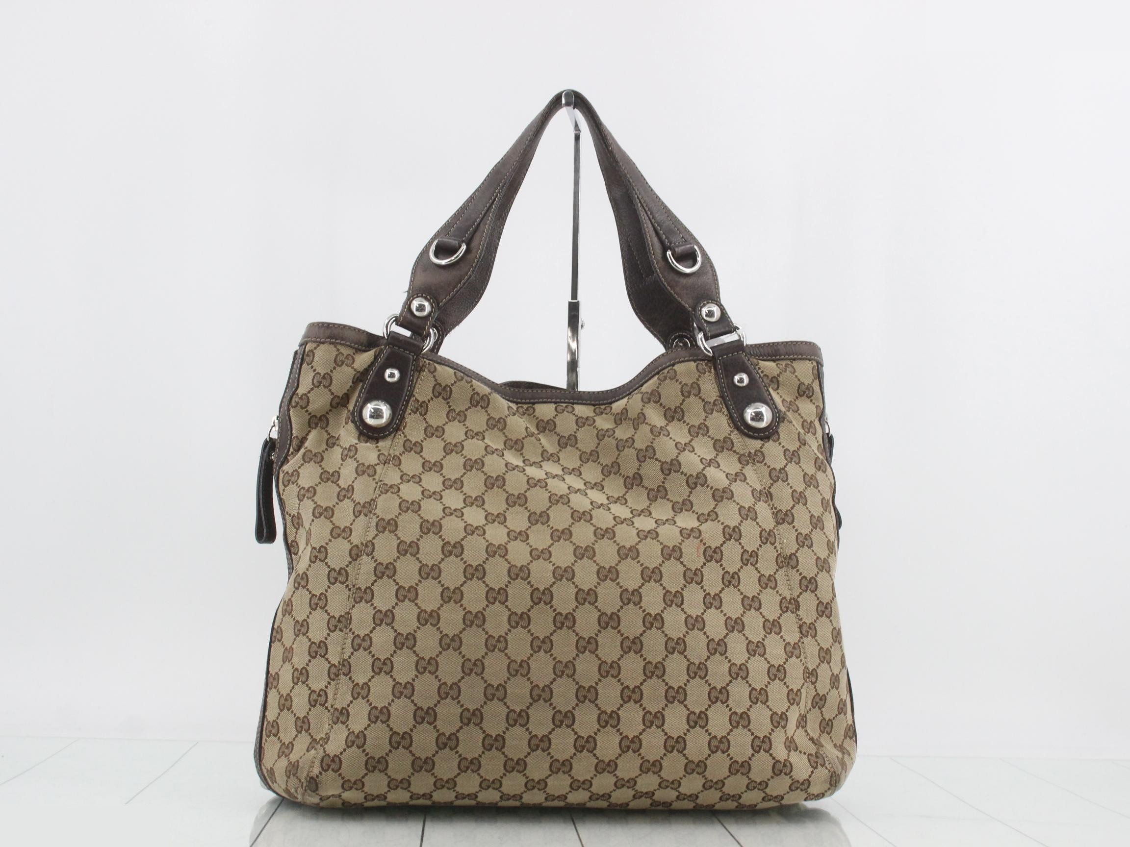 GG Canvas Icon Bit Horsebit Tote Bag — view 3