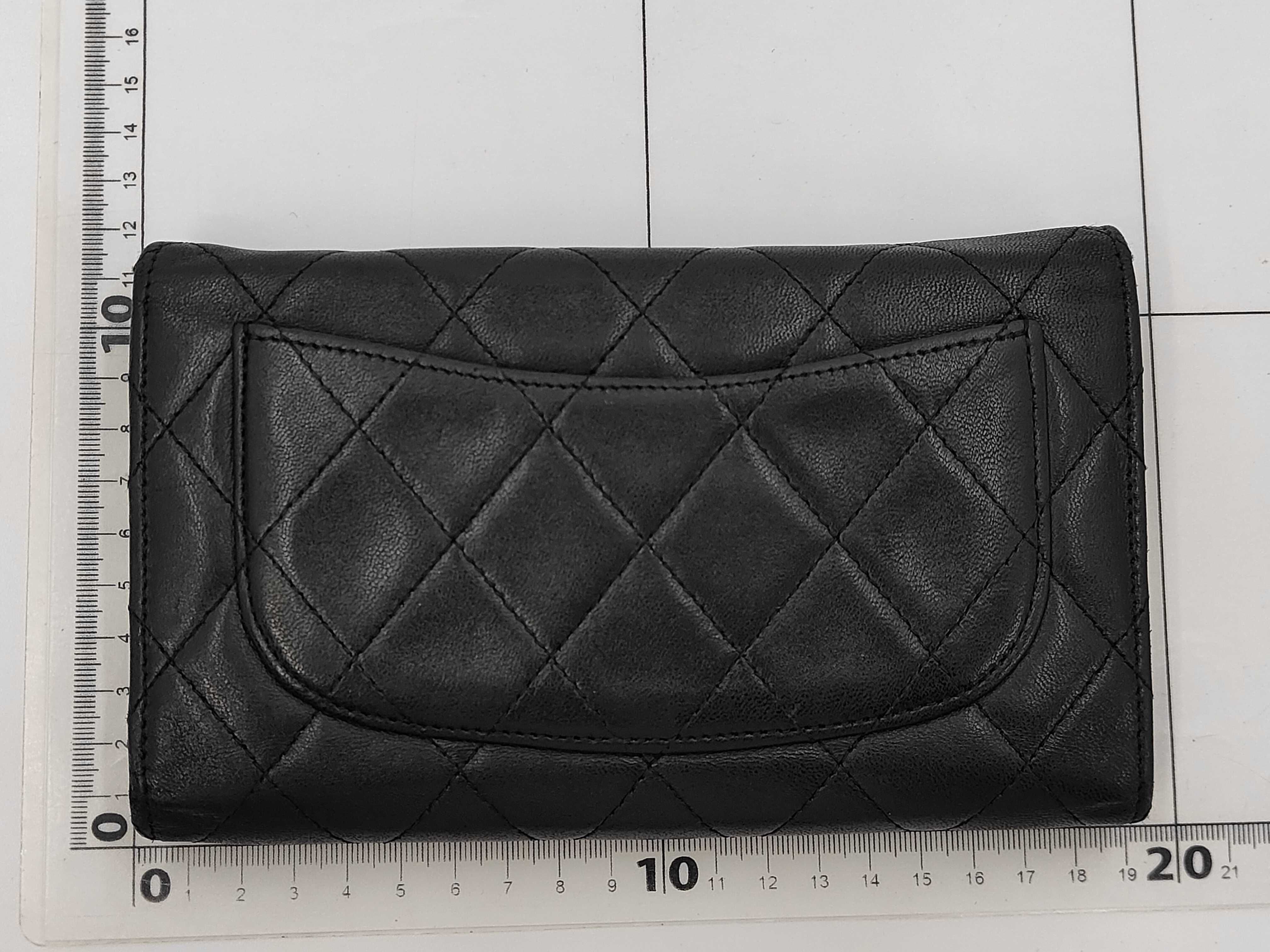 Matelassé Lambskin Long Wallet, with original seal, serial number in the 13s range. — view 2