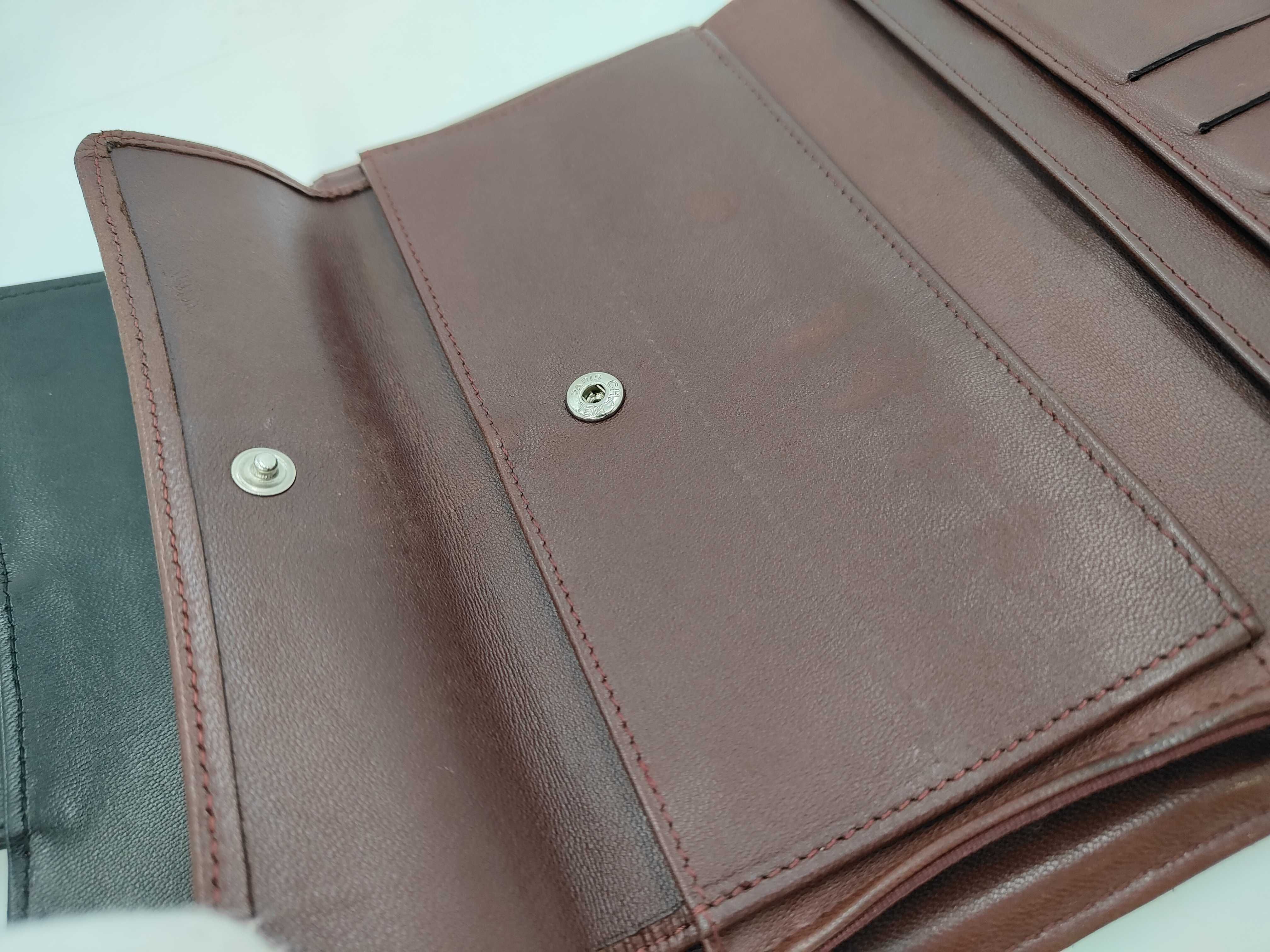 Matelassé Lambskin Long Wallet, with original seal, serial number in the 13s range. — view 12