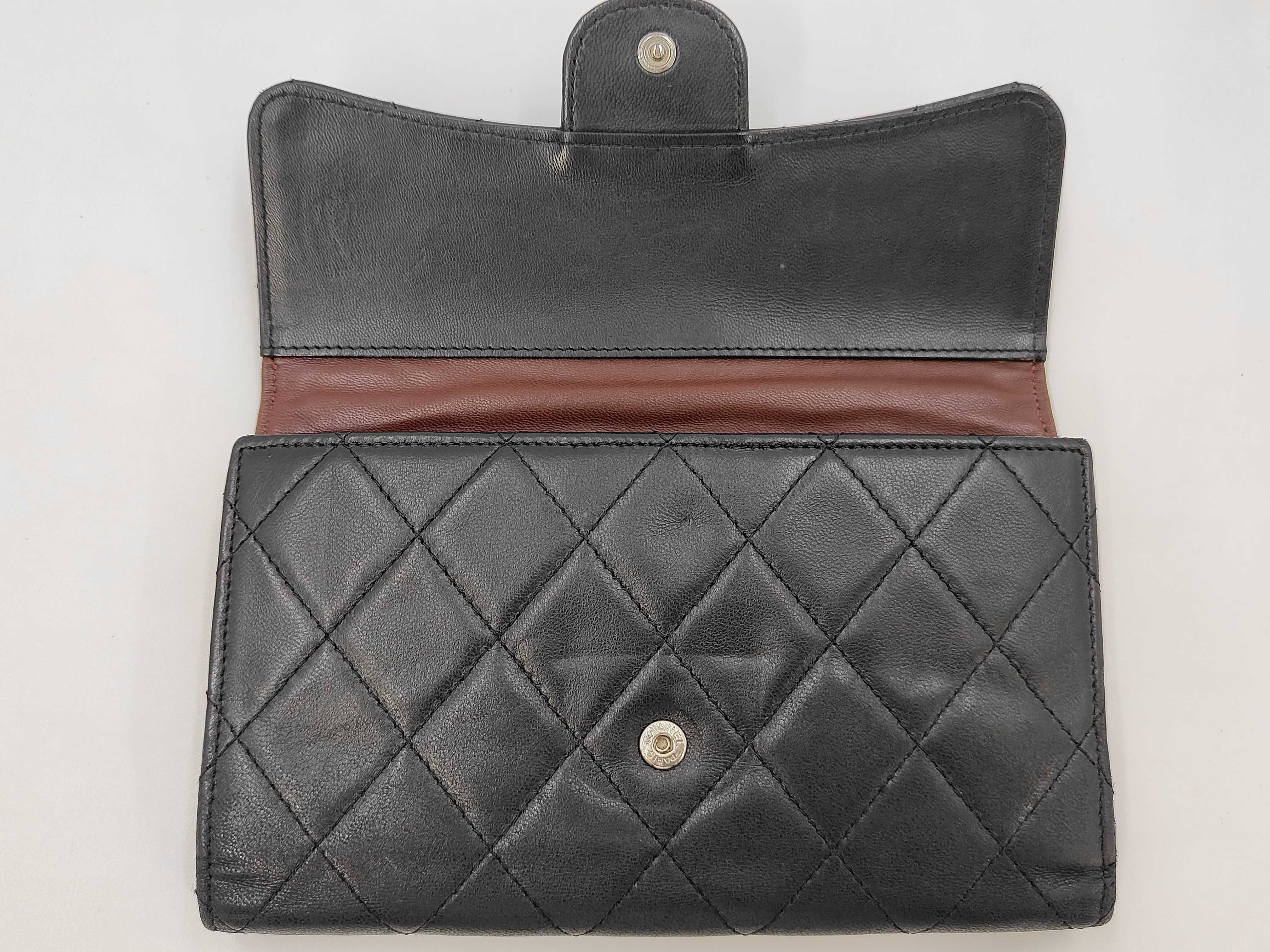 Matelassé Lambskin Long Wallet, with original seal, serial number in the 13s range. — view 9