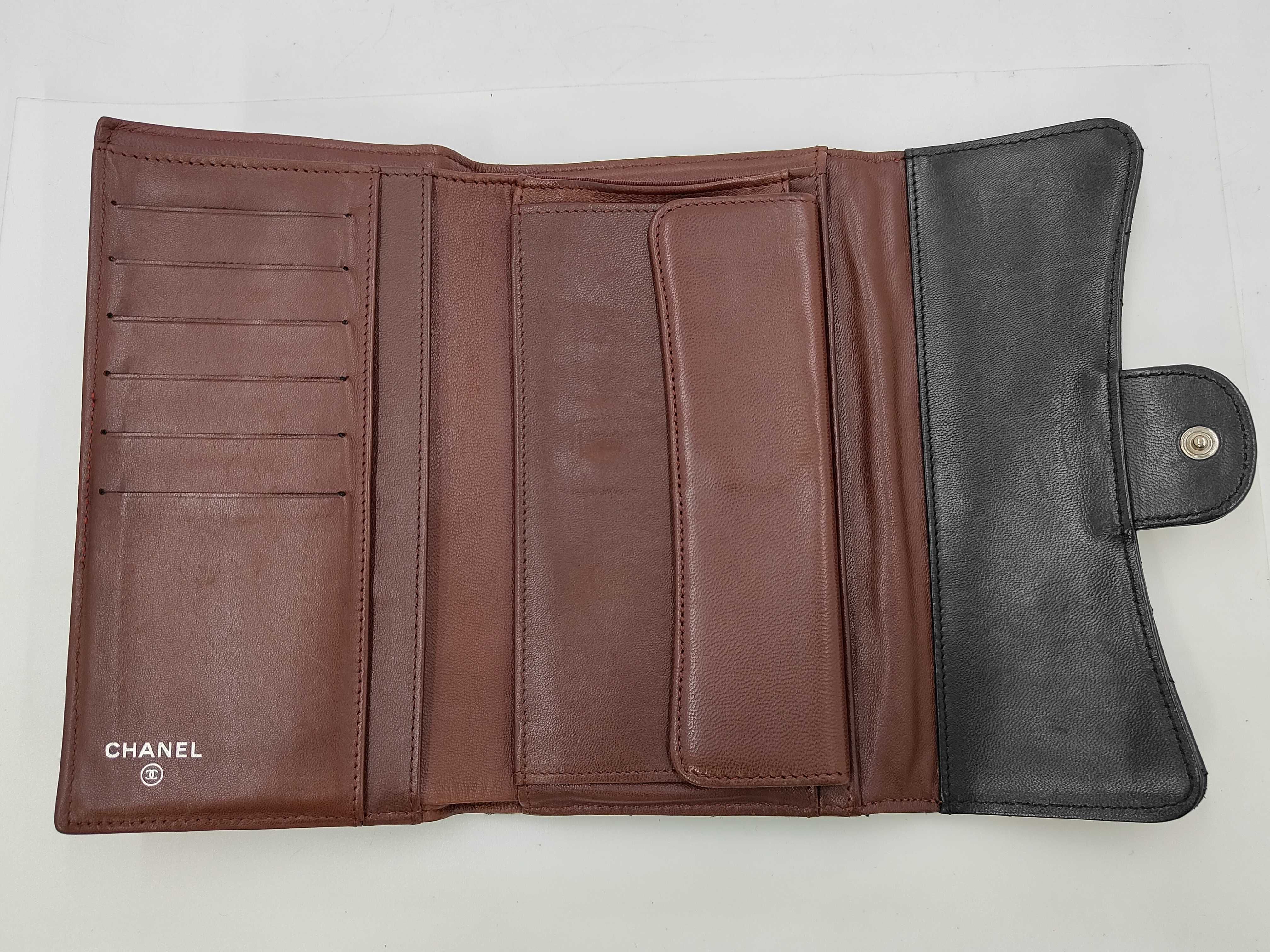 Matelassé Lambskin Long Wallet, with original seal, serial number in the 13s range. — view 10