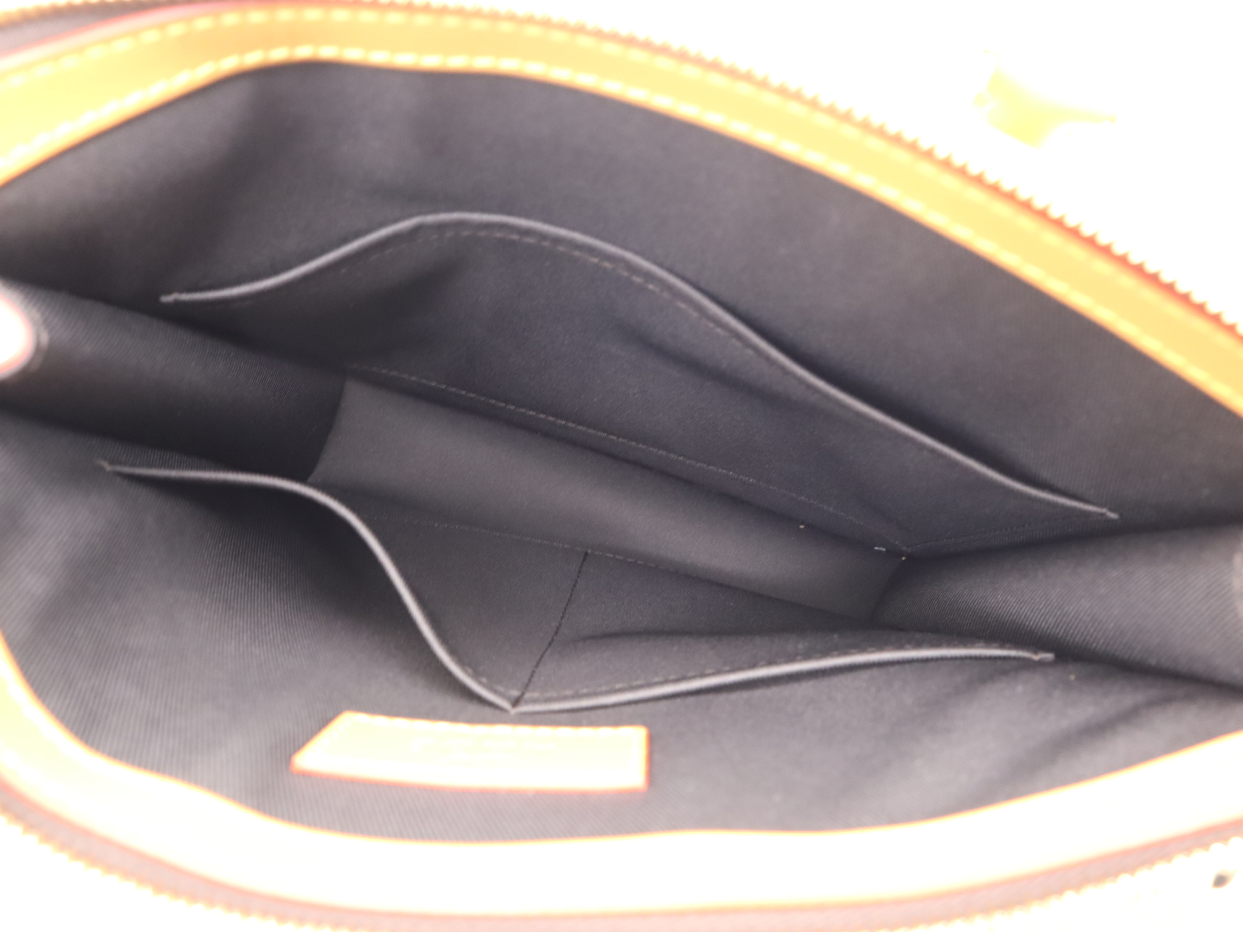 M45969 Monogram Stripe Sac Plat Messenger Bag with Shoulder Strap, Name Tag, Box, and Dust Bag. REID (Recycled) confirmed. — view 10