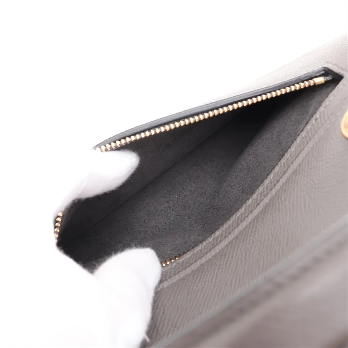 Belt Bag Micro Leather 2-Way Handbag, Gray — view 10