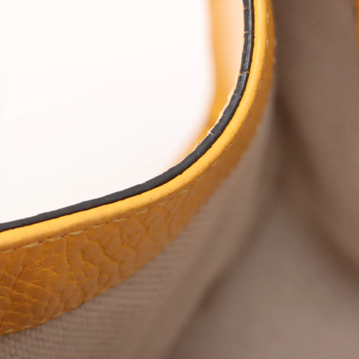 Soho Leather 2-Way Handbag, Yellow, 607722 (Outlet) — view 15
