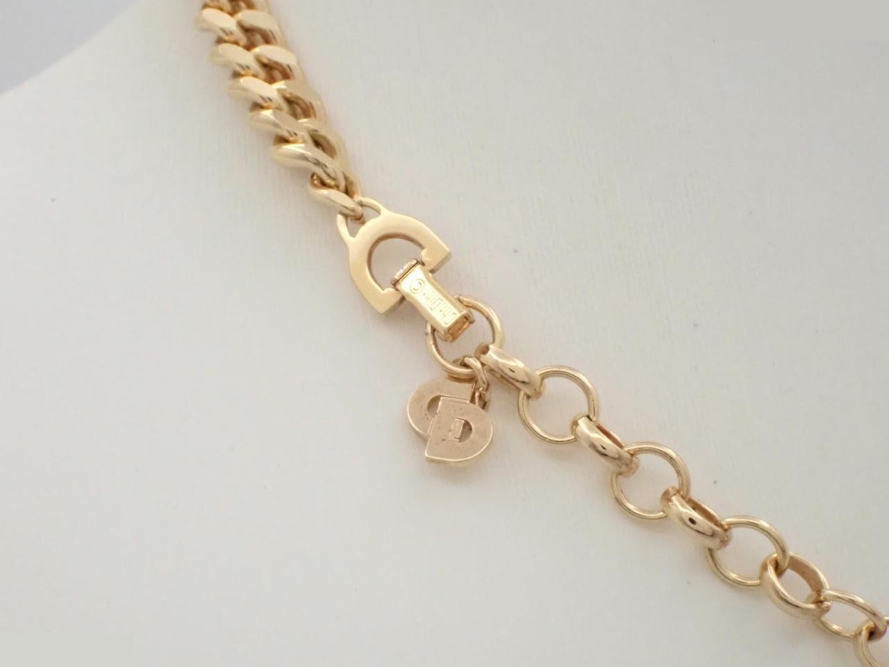 logo necklace pendant, chain approximately 44cm, 47.1g — view 2