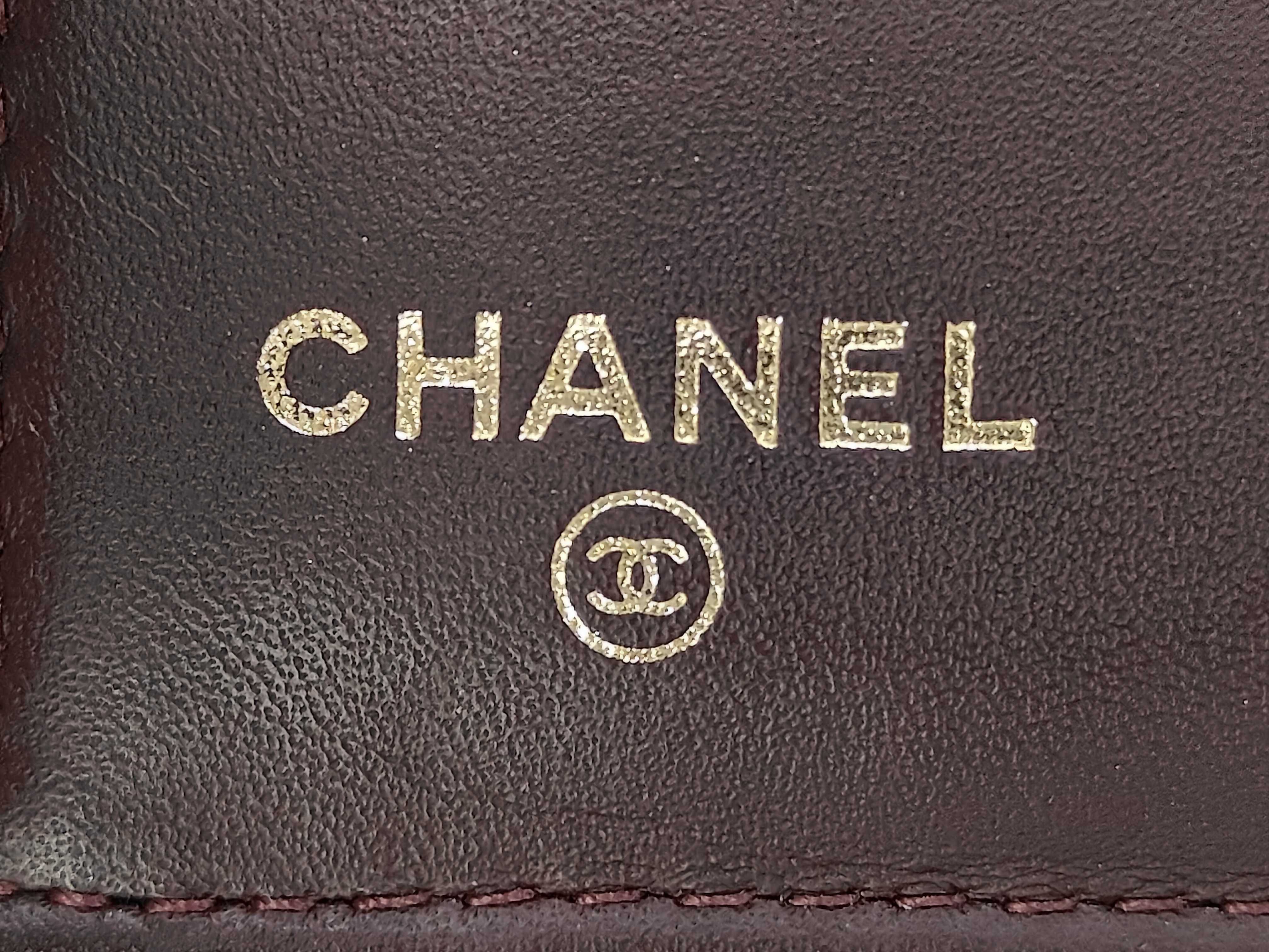 Matelassé Wallet, Caviar Leather, Black — view 12