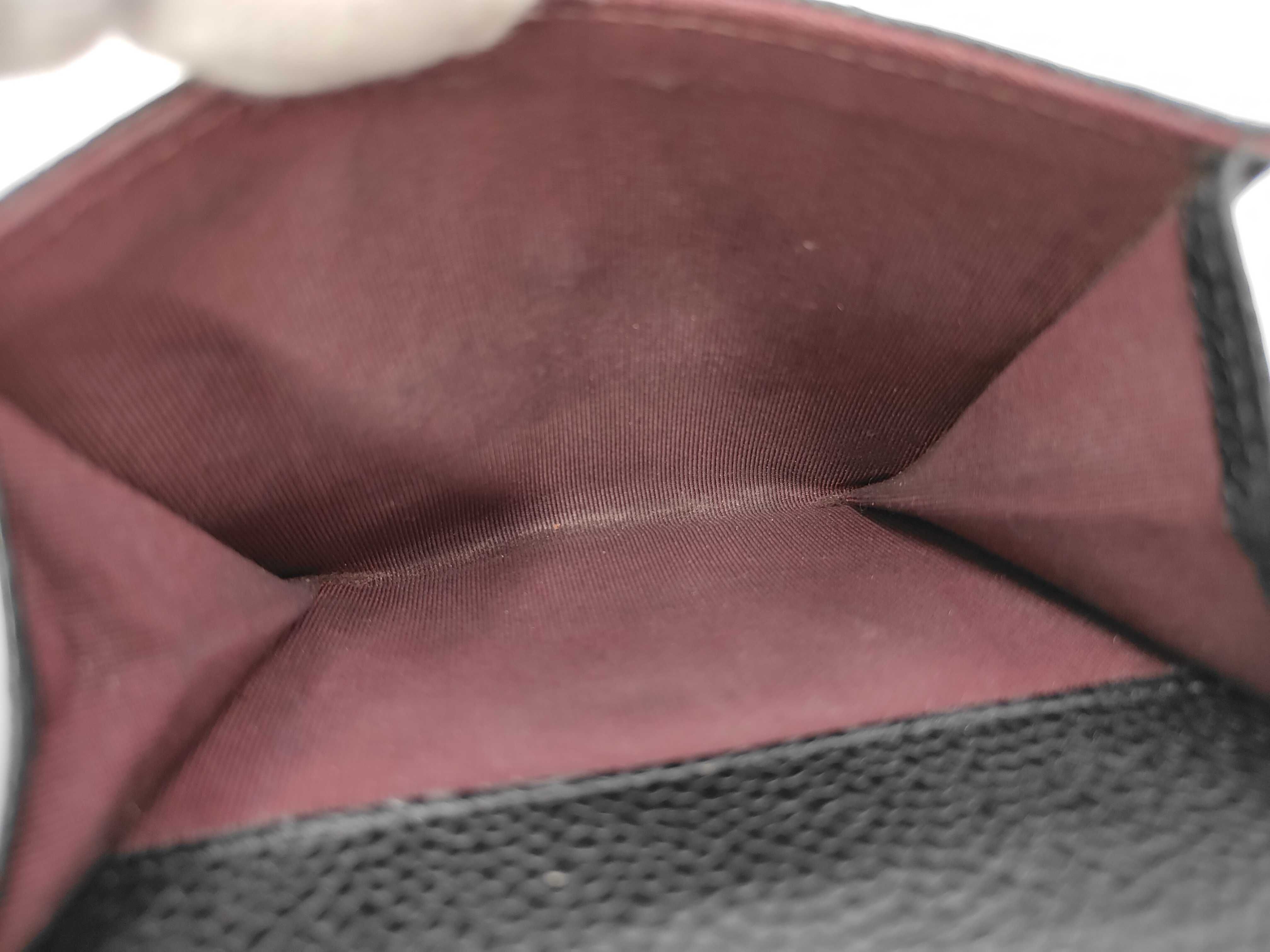 Matelassé Wallet, Caviar Leather, Black — view 9