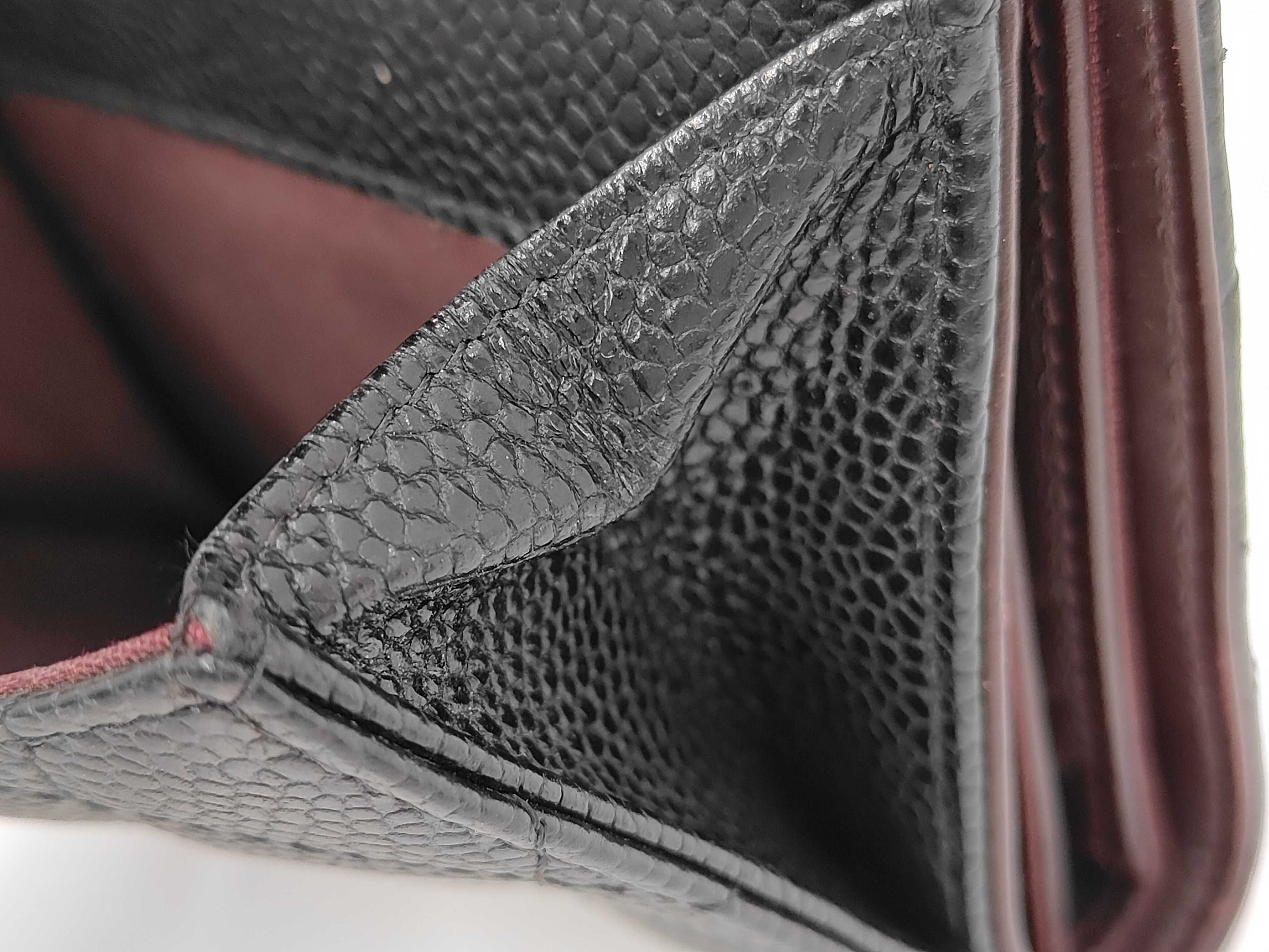 Matelassé Wallet, Caviar Leather, Black — view 10