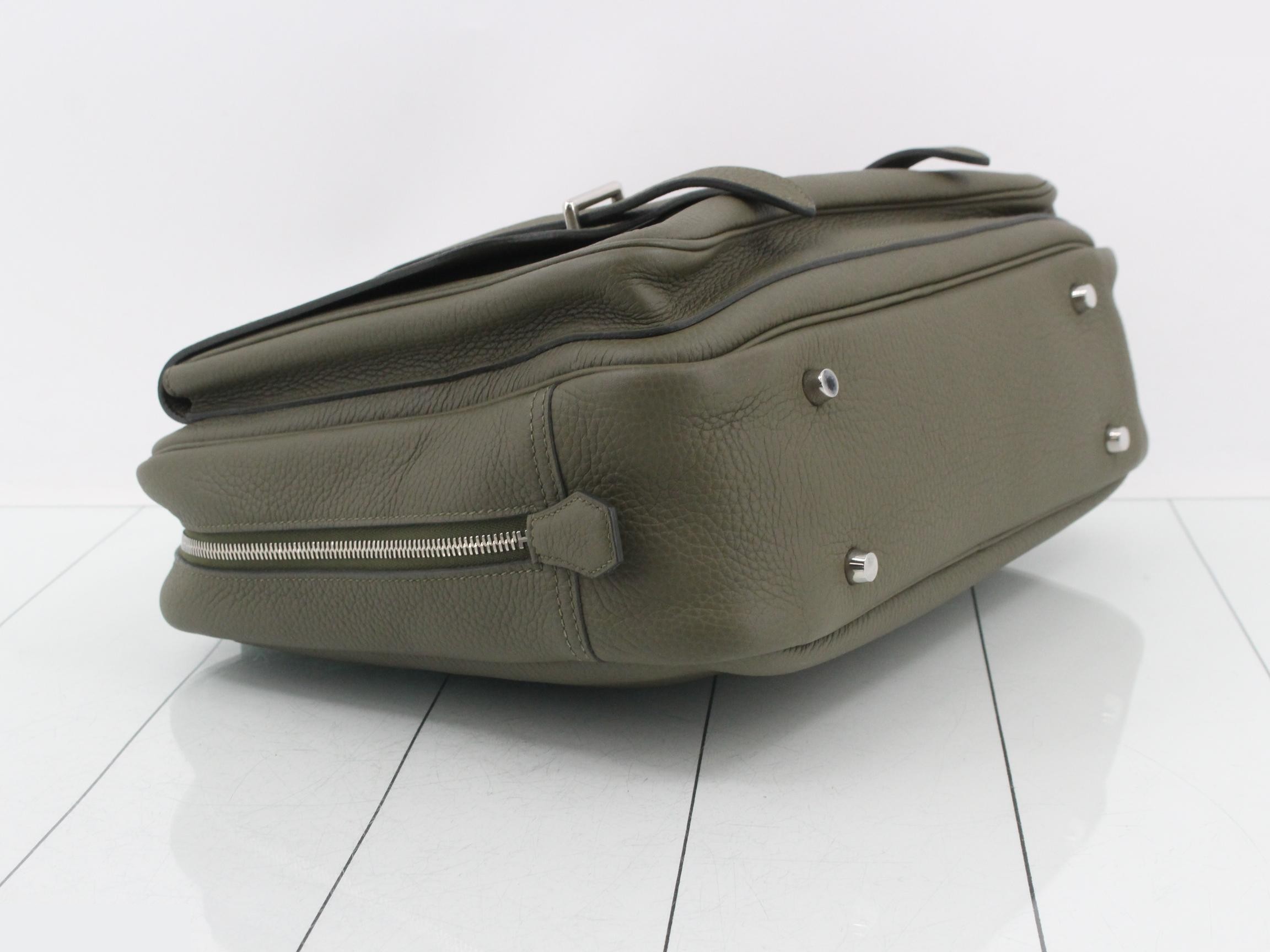 Steve Meeting Leather 2-Way Business Bag (?) (O stamp) — view 5