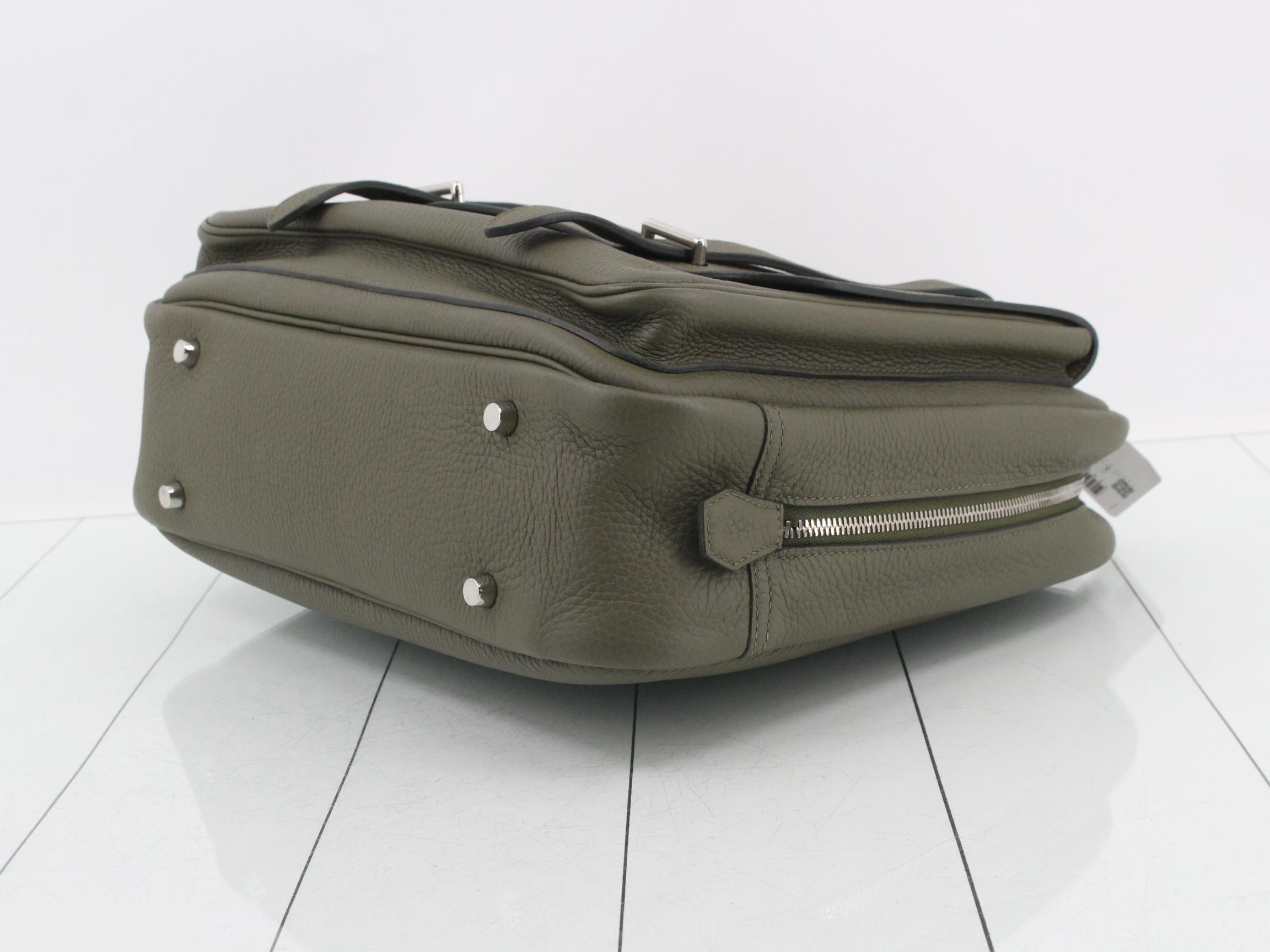 Steve Meeting Leather 2-Way Business Bag (?) (O stamp) — view 6