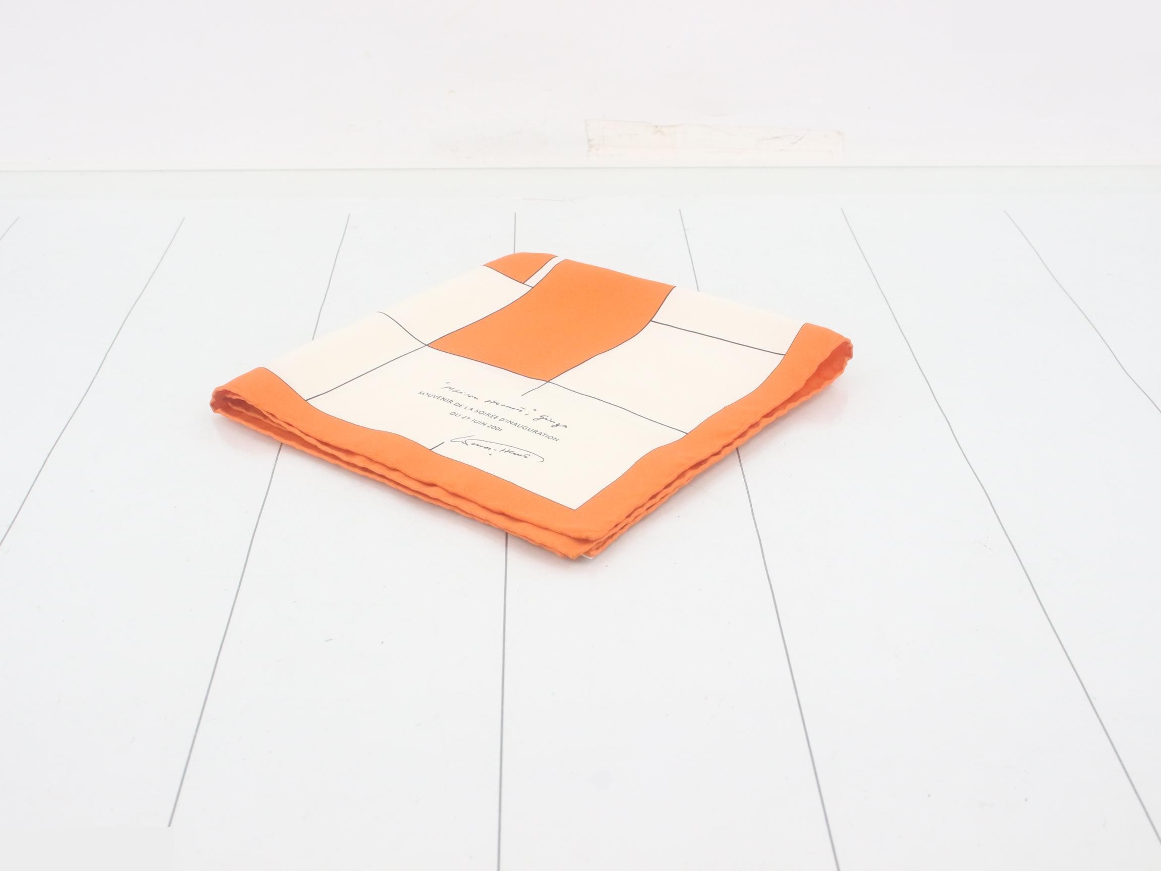 Carre 45 Hermès Ginza Opening Commemorative Limited Edition Scarf