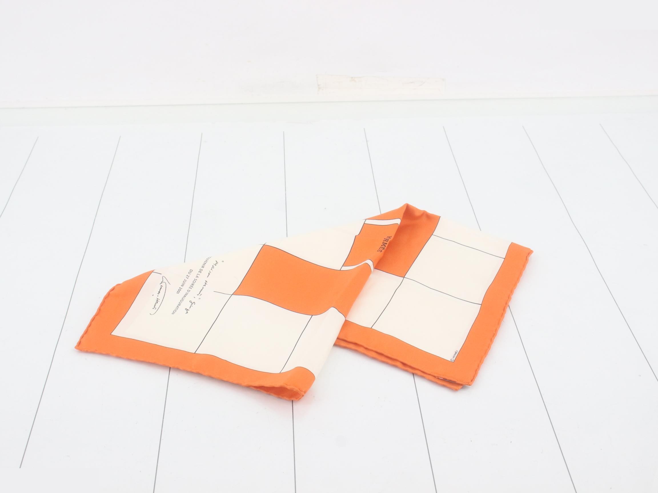 Carre 45 Hermès Ginza Opening Commemorative Limited Edition Scarf — view 2