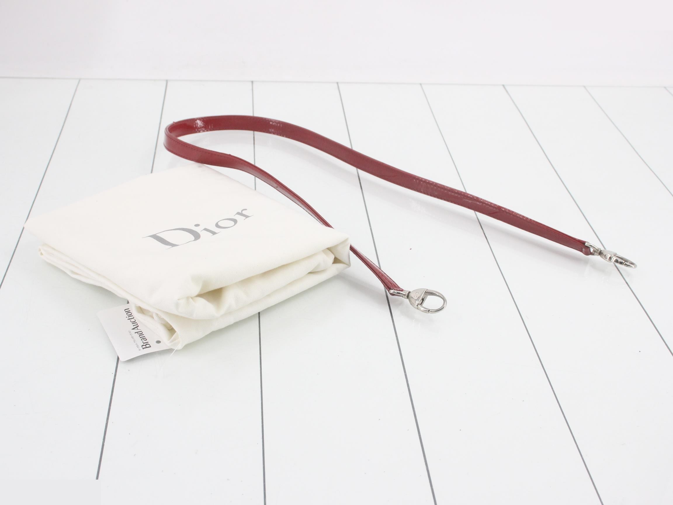 Lady Dior Cannage Patent Leather 2-Way Bag — view 7