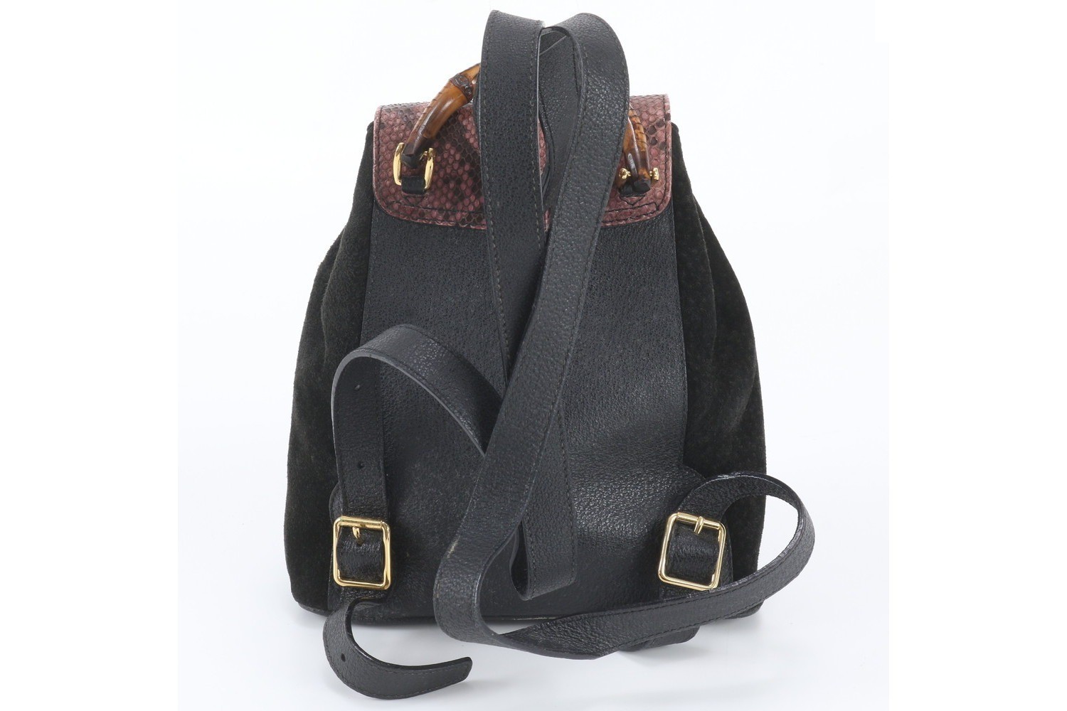 Bamboo 003 0030 Python Leather Backpack — view 3