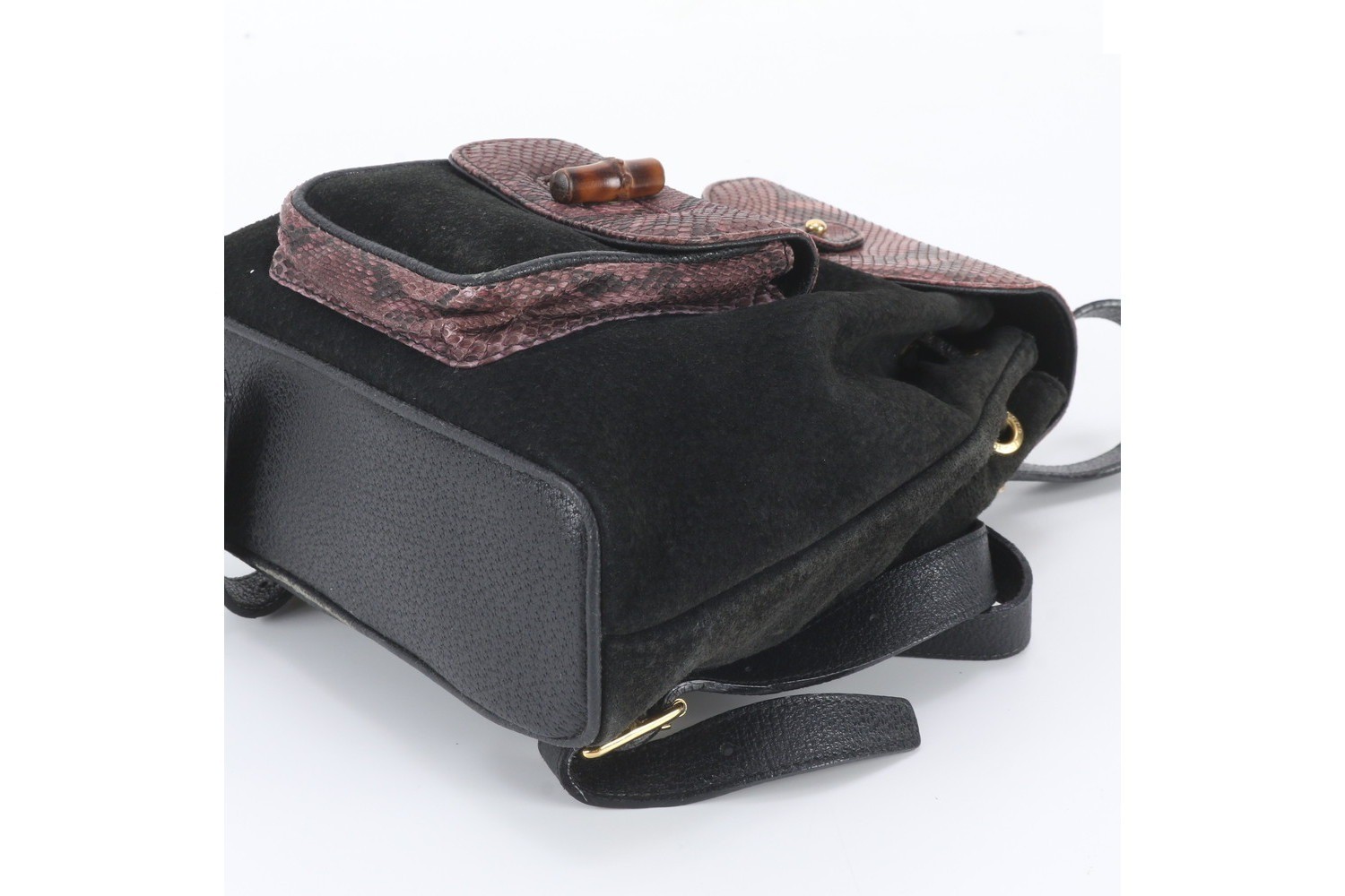 Bamboo 003 0030 Python Leather Backpack — view 4