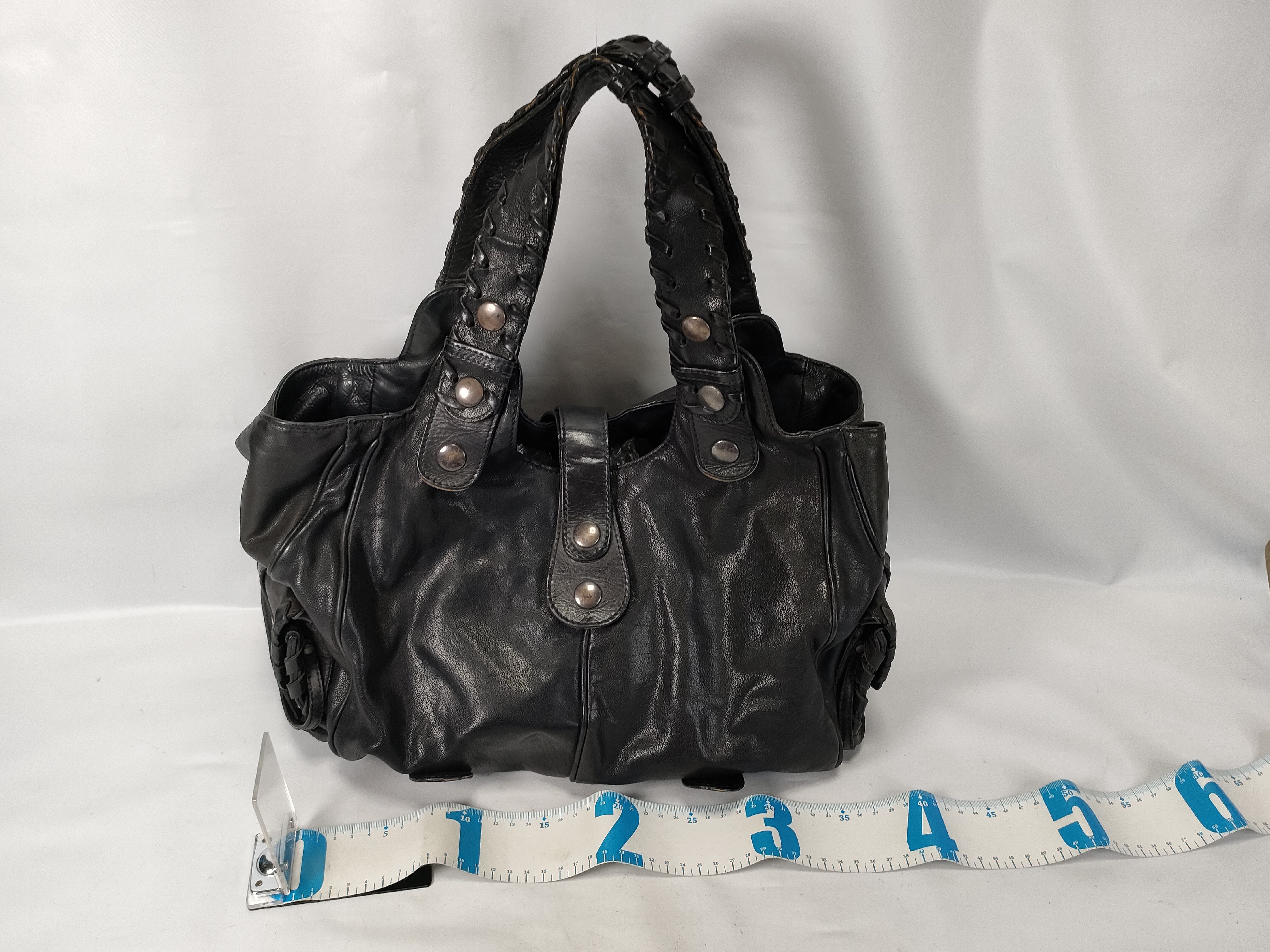 Silverado Rare Model Black Leather Handbag — view 2