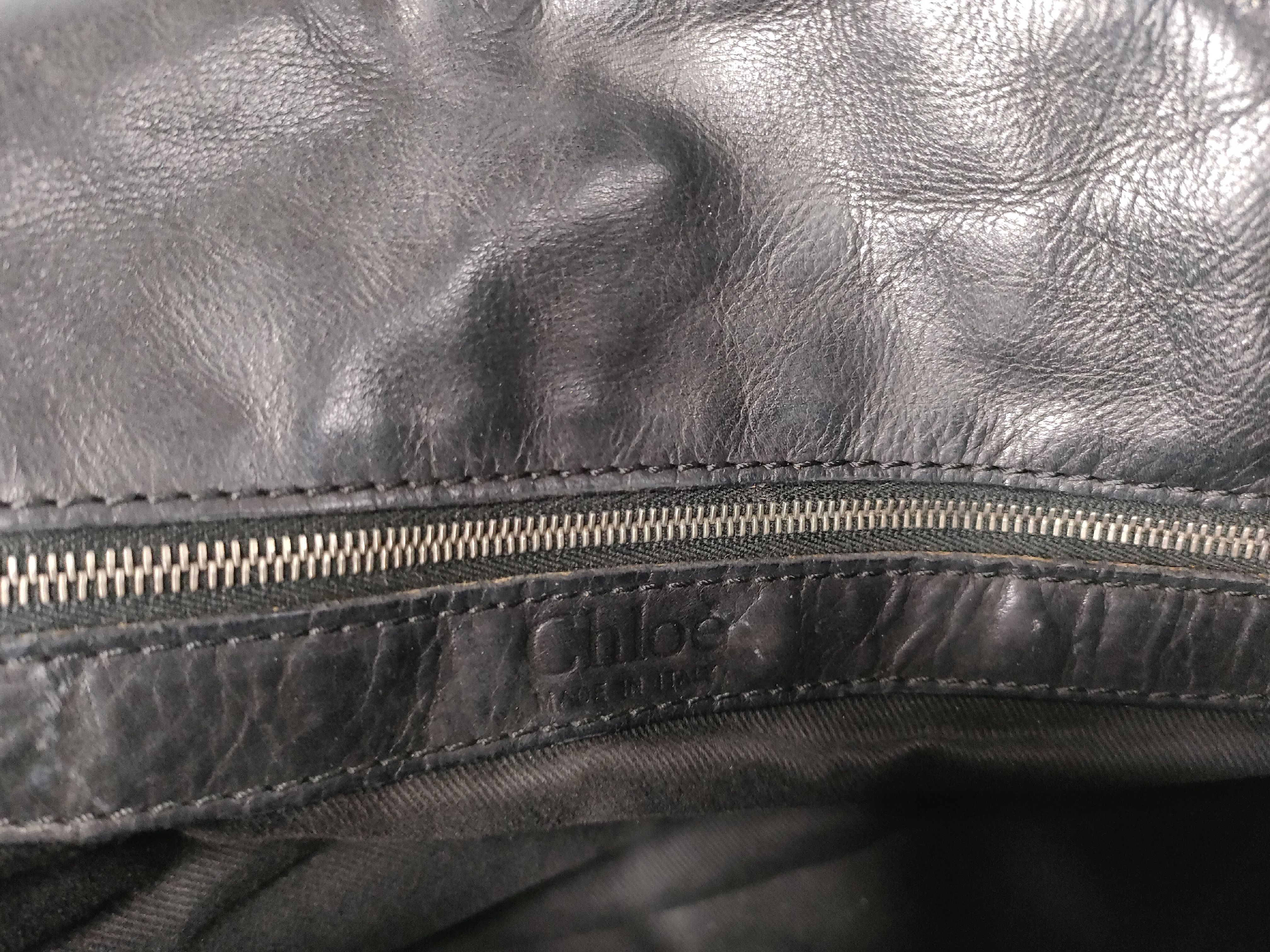 Silverado Rare Model Black Leather Handbag — view 12