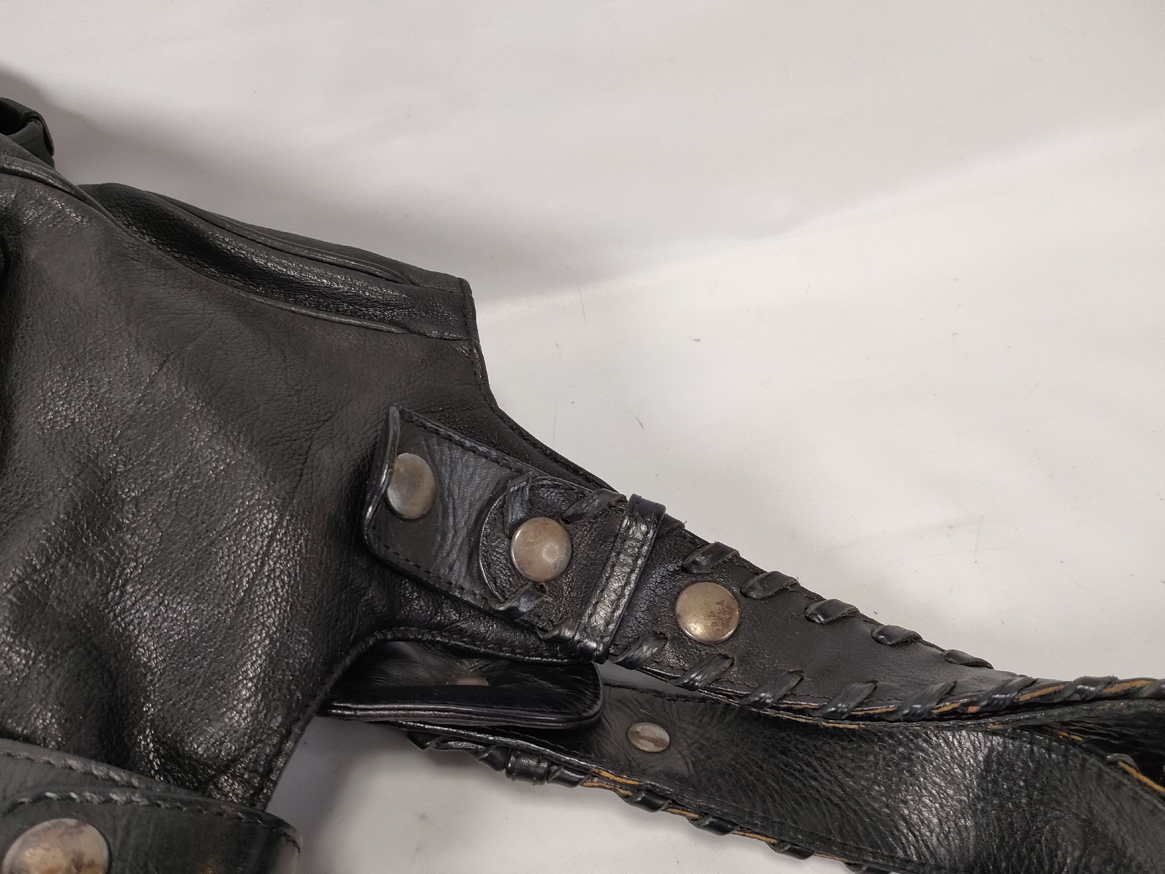 Silverado Rare Model Black Leather Handbag — view 5