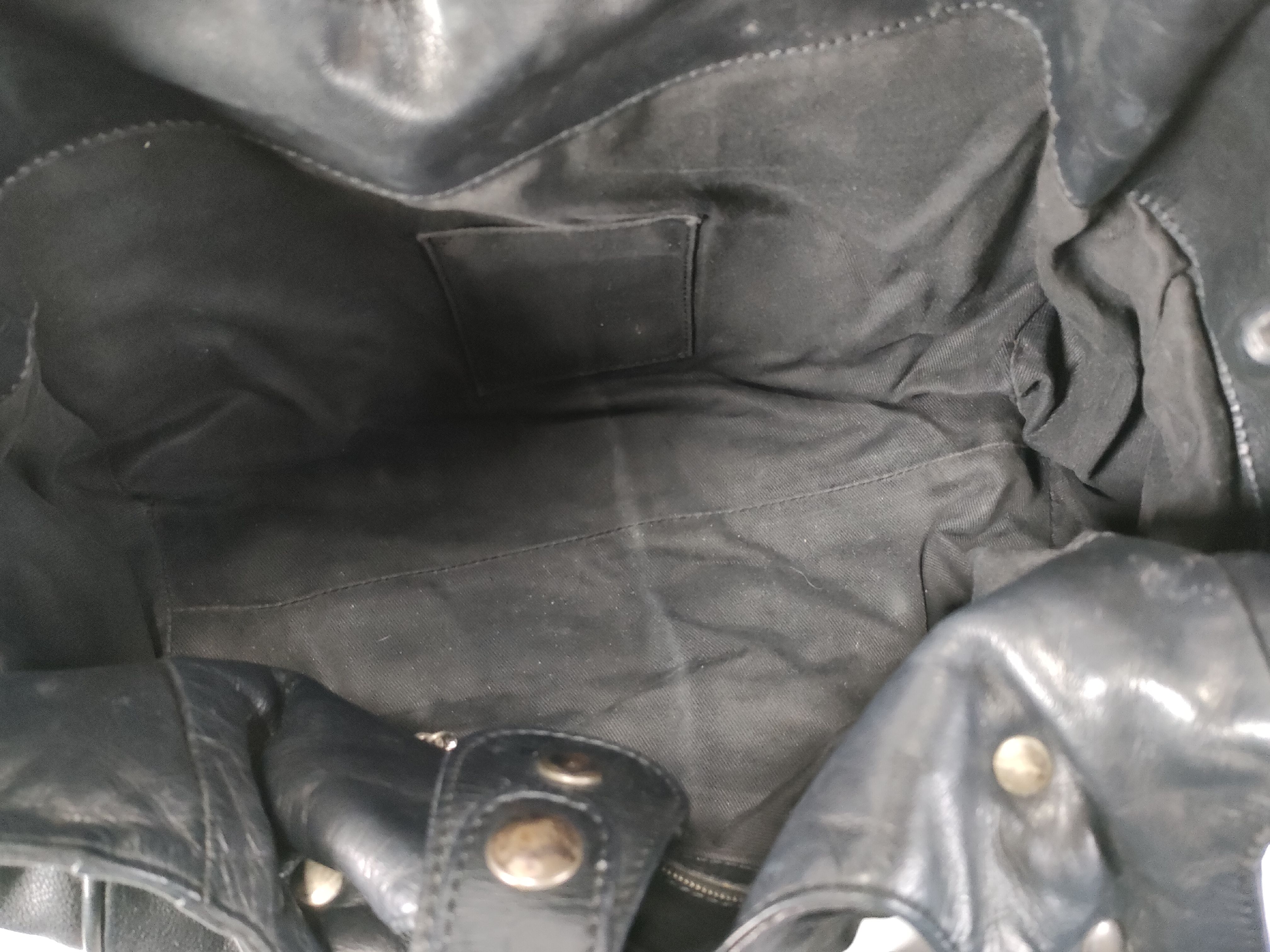 Silverado Rare Model Black Leather Handbag — view 9