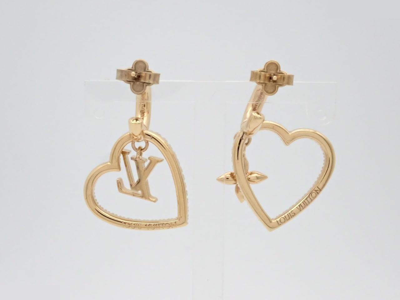 Earrings My LV Heart Gold — view 2