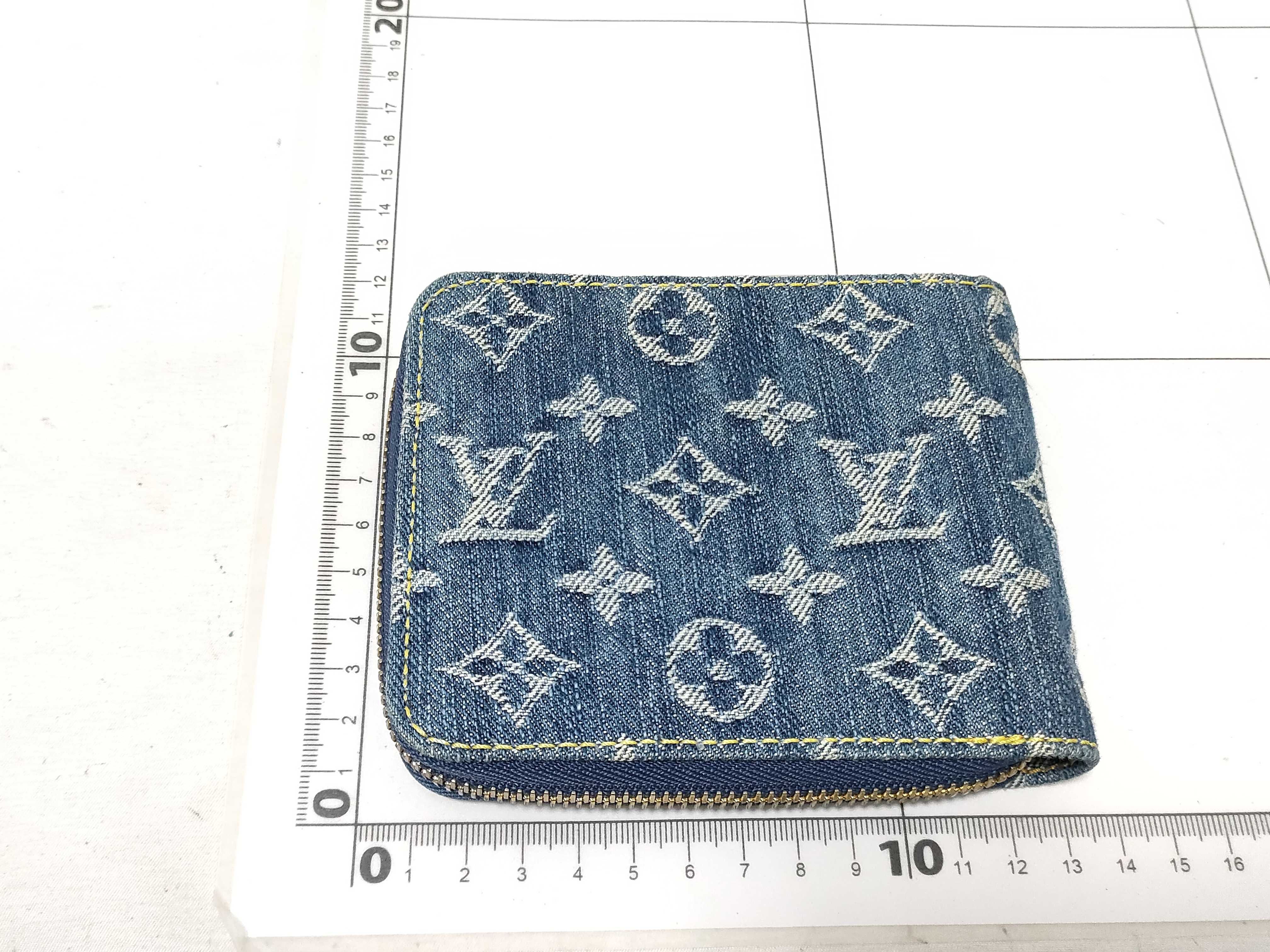 Monogram Denim/Mini Zippy Wallet — view 2