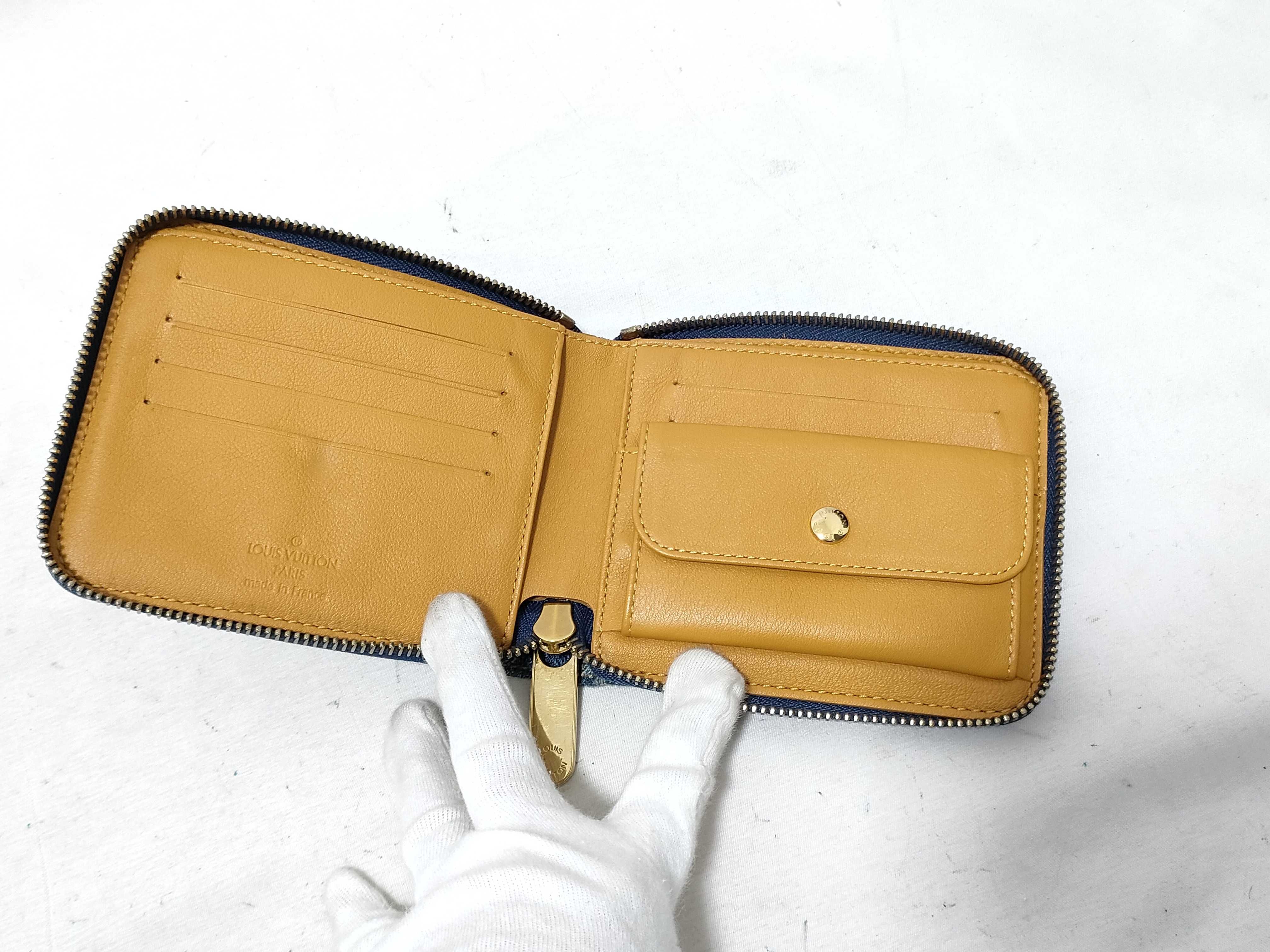 Monogram Denim/Mini Zippy Wallet — view 11