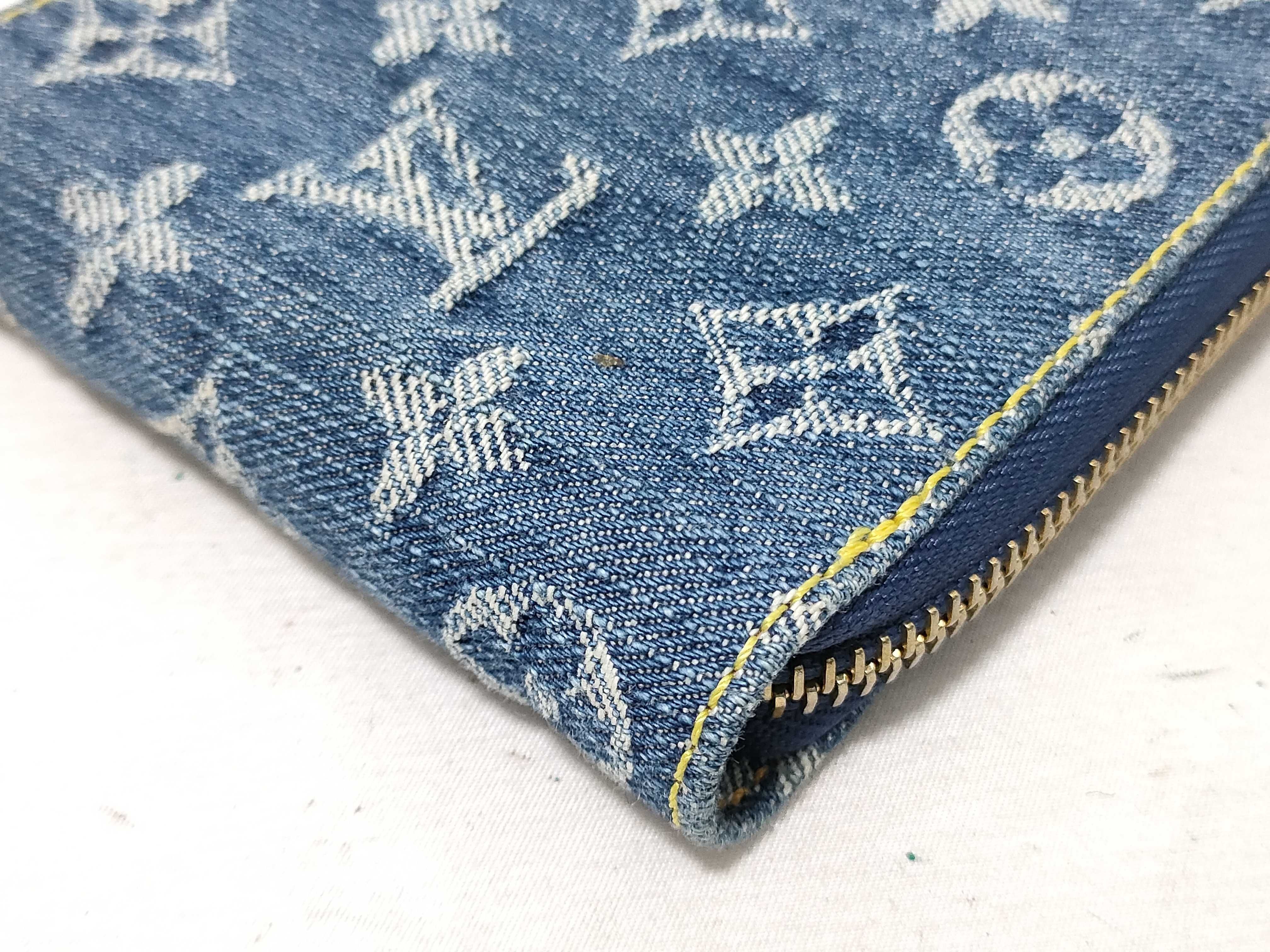 Monogram Denim/Mini Zippy Wallet — view 4