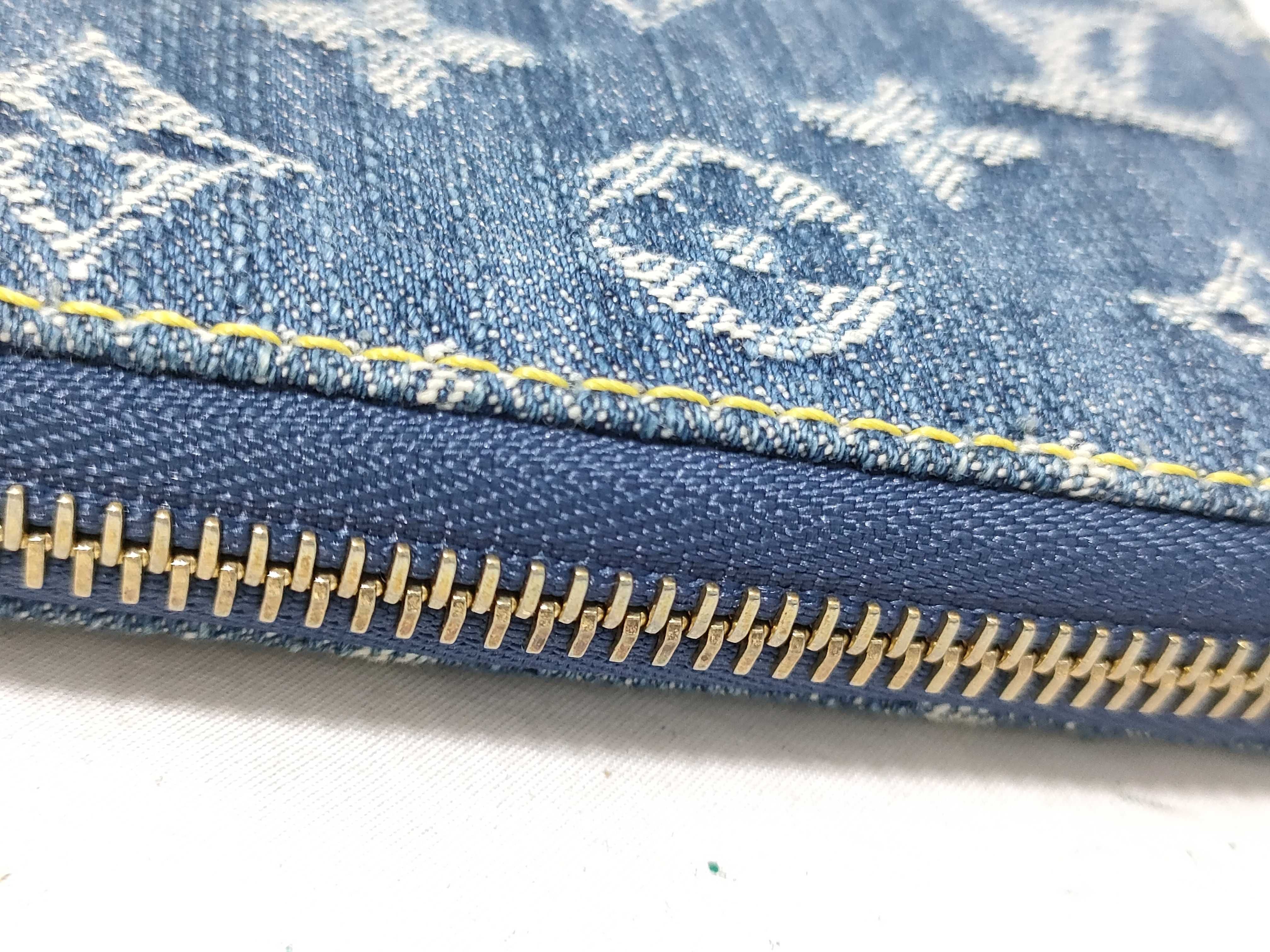 Monogram Denim/Mini Zippy Wallet — view 8
