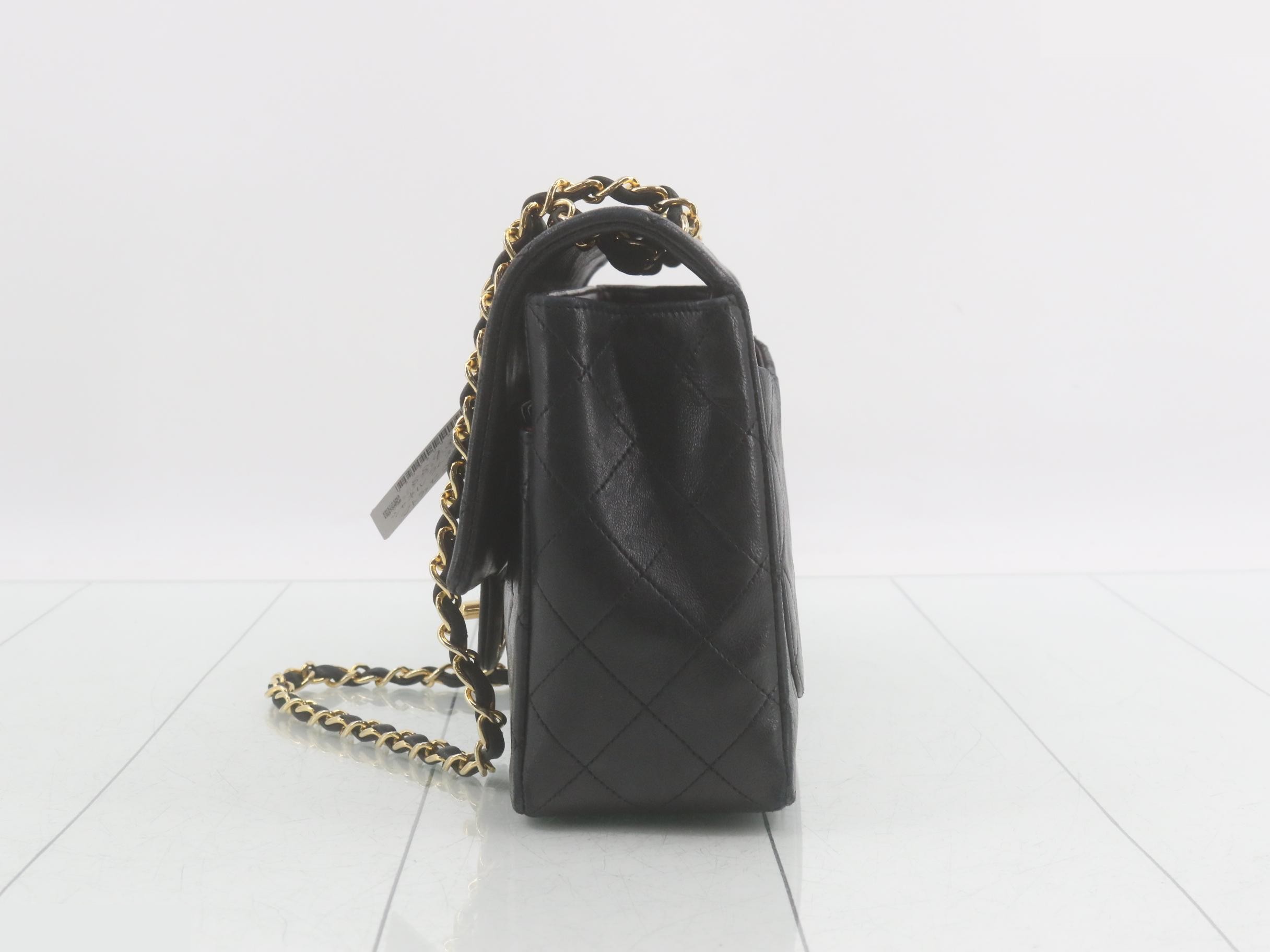 Matelassé 27 Lambskin Chain Shoulder Bag with Pouch — view 3