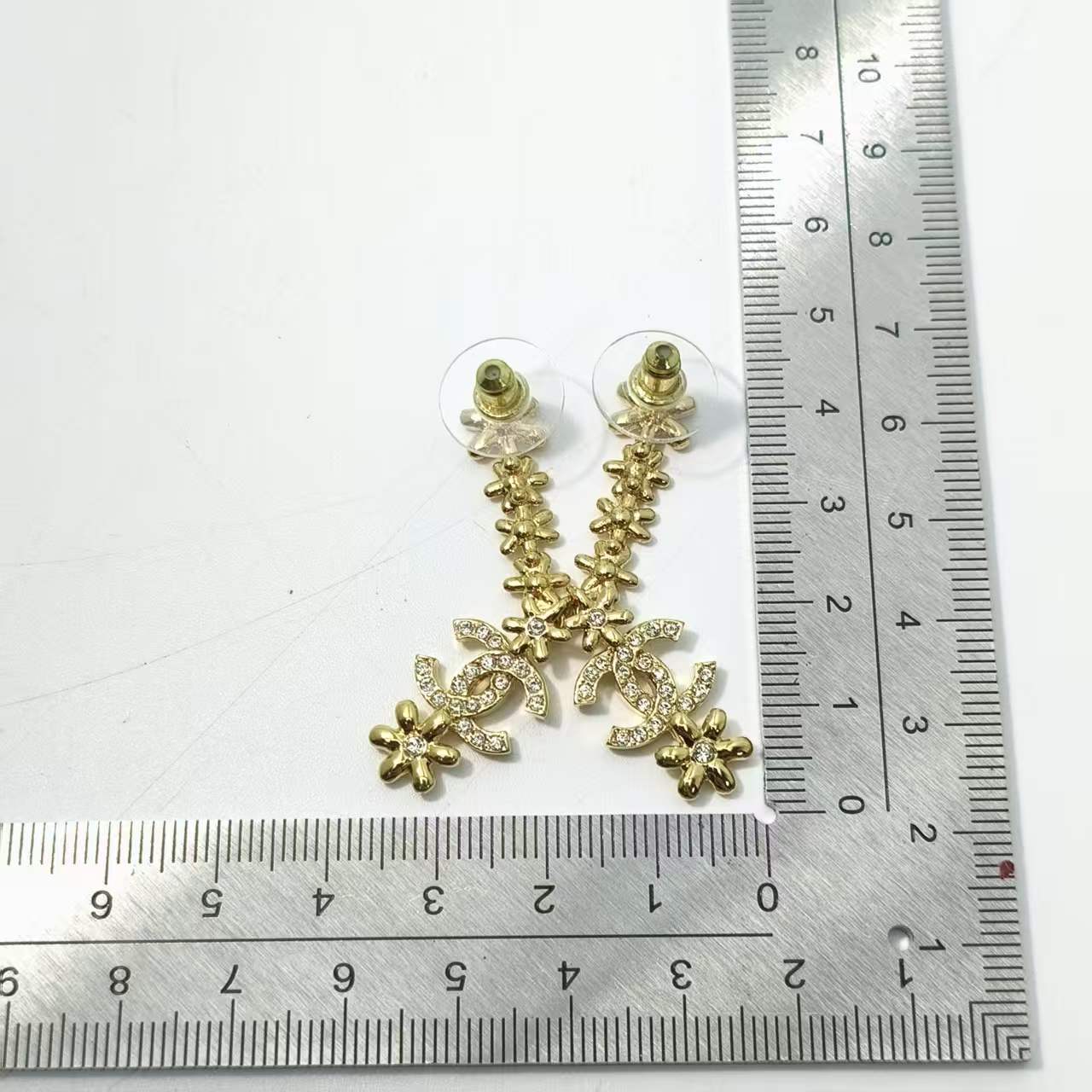 【*Shipped from: China*】CHANEL Plated Earrings/Piercings