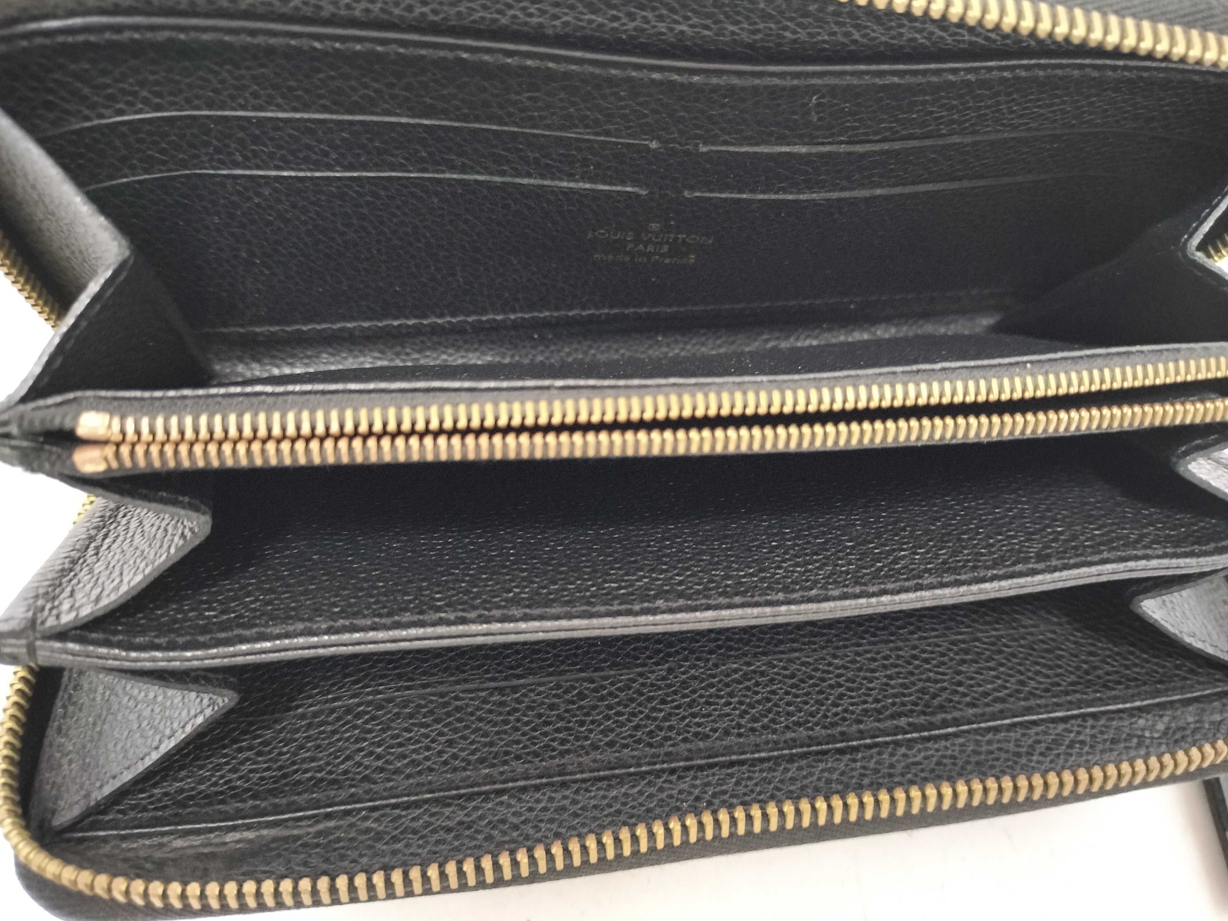 Monogram Empreinte Louis Vuitton Zippy Wallet Monogram Empreinte Noir M61864 SP2175 Wallet — view 7