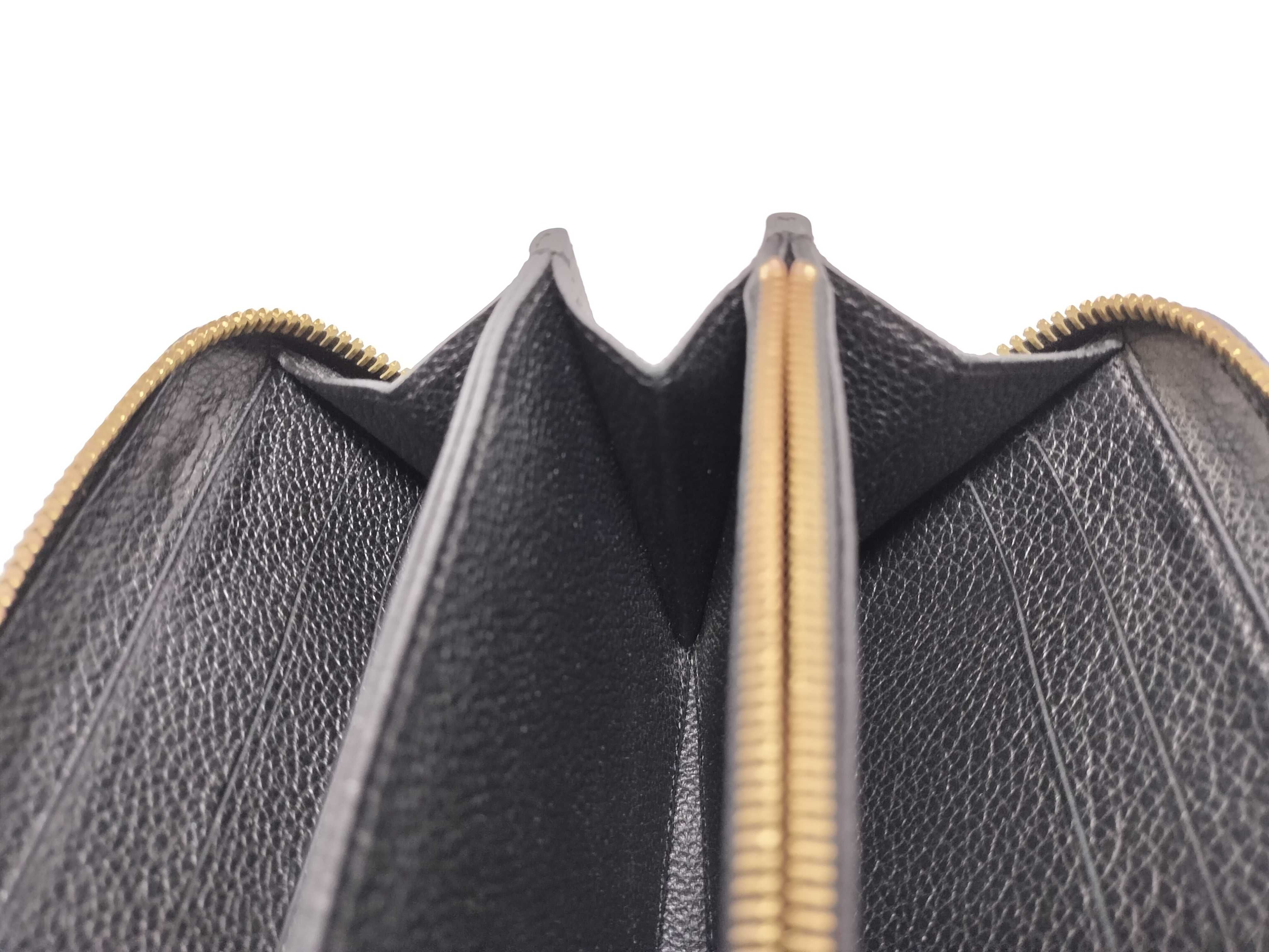 Monogram Empreinte Louis Vuitton Zippy Wallet Monogram Empreinte Noir M61864 SP2175 Wallet — view 10