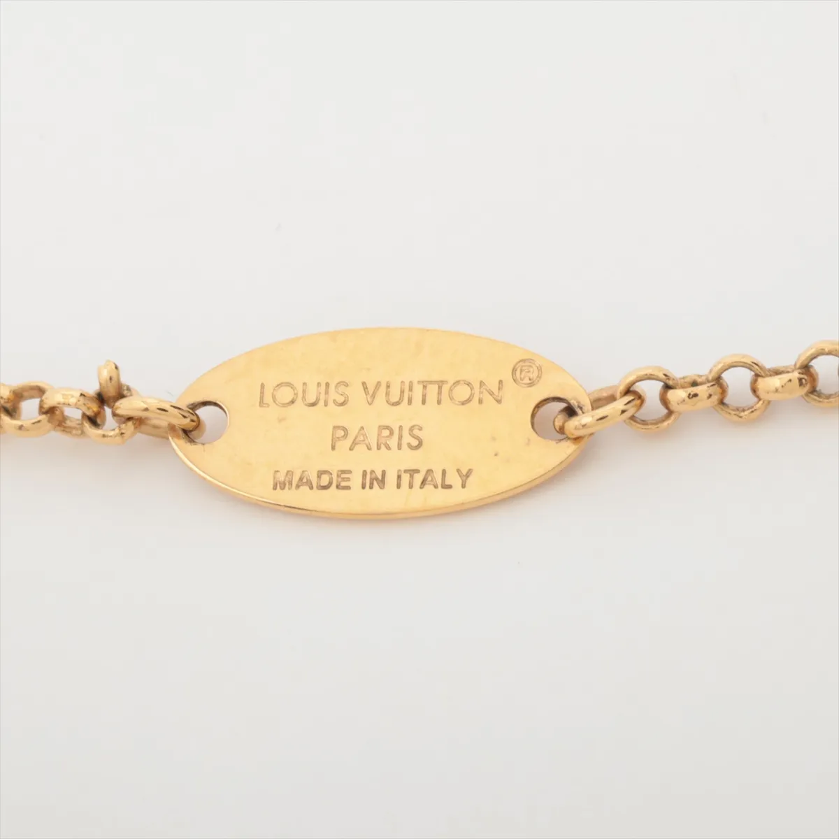 M01265 Necklace LV Glam Pandant TE4363 Necklace GP x Rhinestone Gold x Silver — view 4