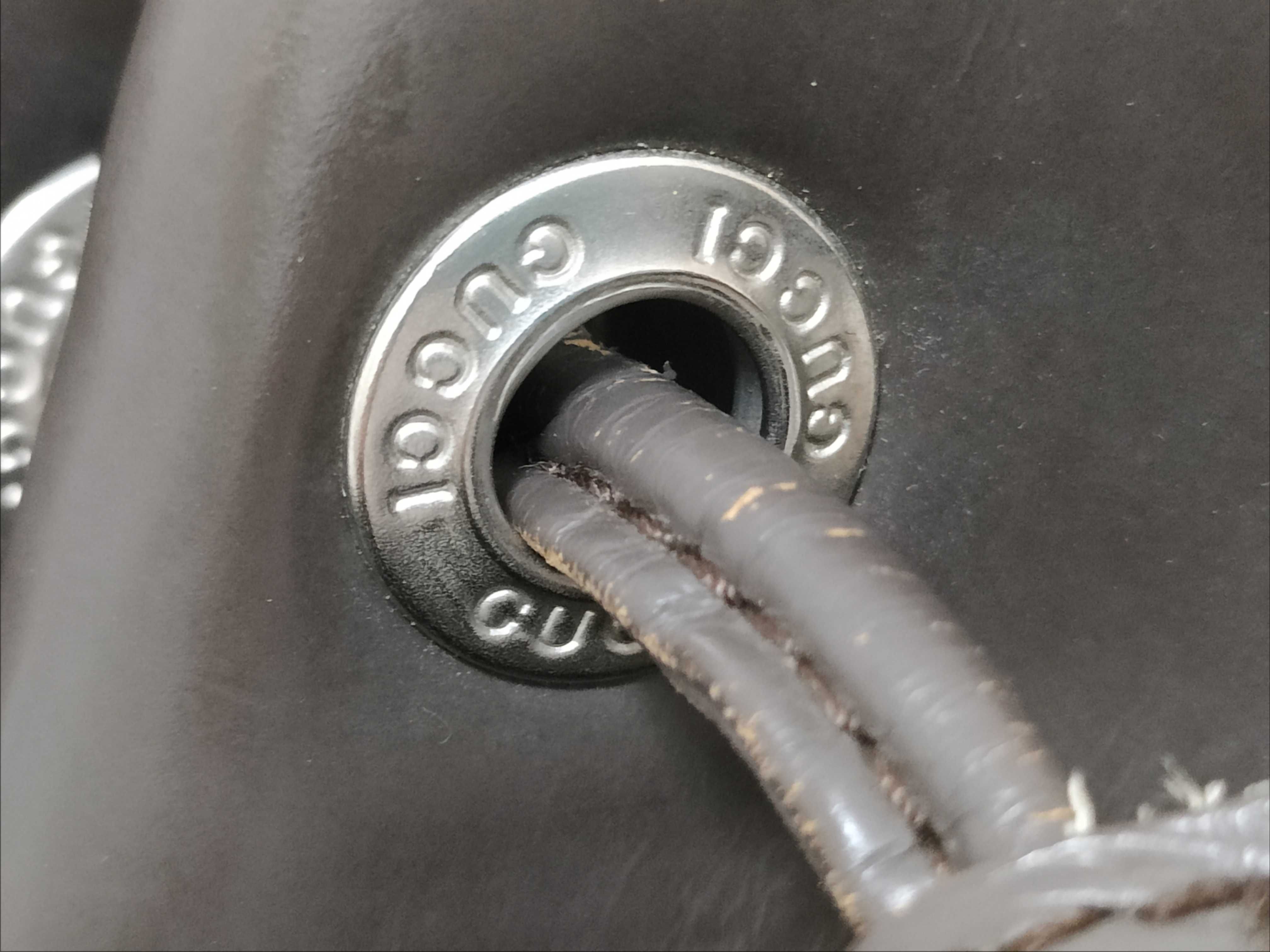 Bamboo Shoulder Bag/Body Bag (003.2113) - Bamboo, Nylon, Leather, Brown. — view 14