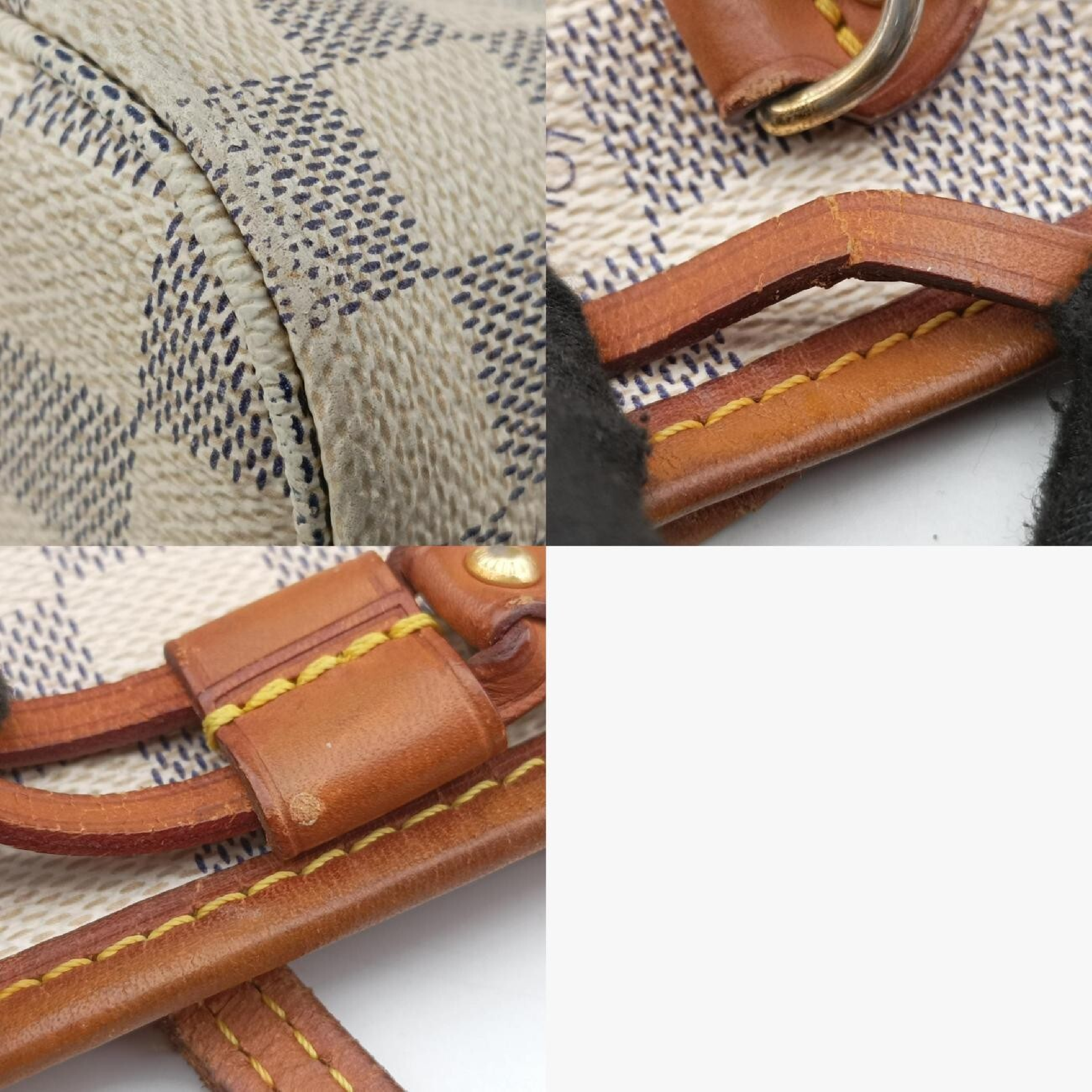 Neverfull MM Azur Damier Canvas N51107 AR0154 Shoulder Bag — view 11