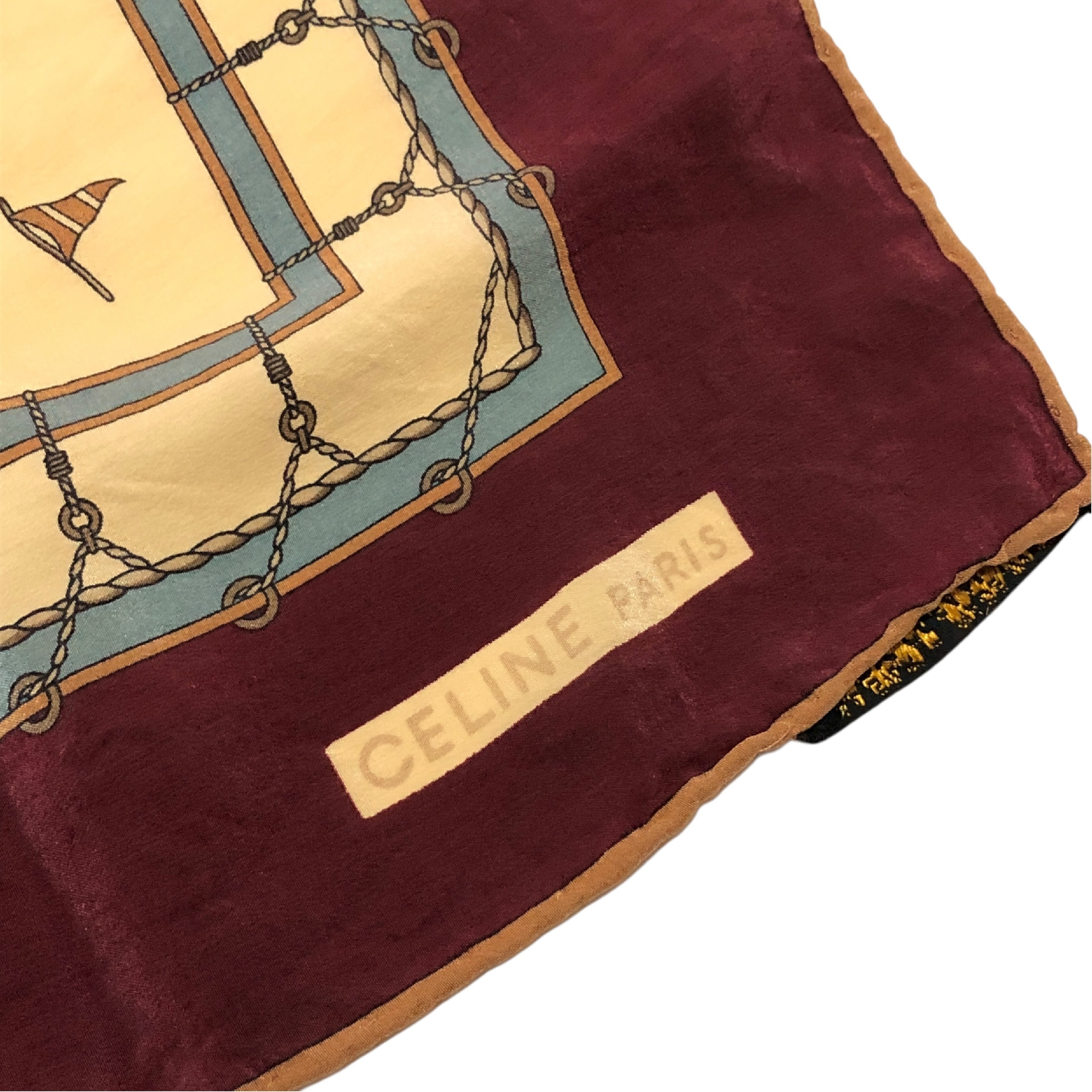 scarf, logo motif, 100% silk, stole, shawl, muffler, made in Italy, other accessories. — view 2