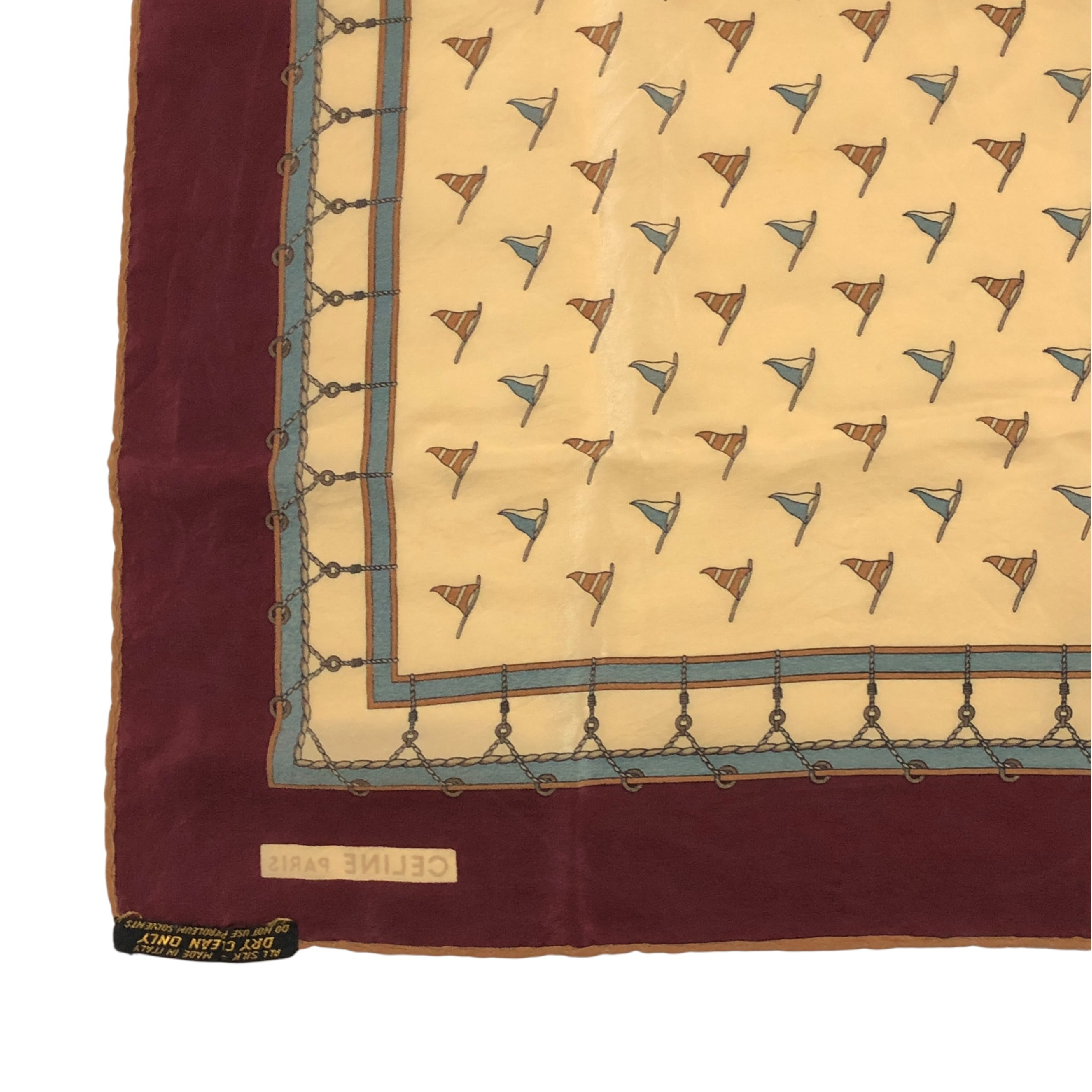 scarf, logo motif, 100% silk, stole, shawl, muffler, made in Italy, other accessories. — view 11