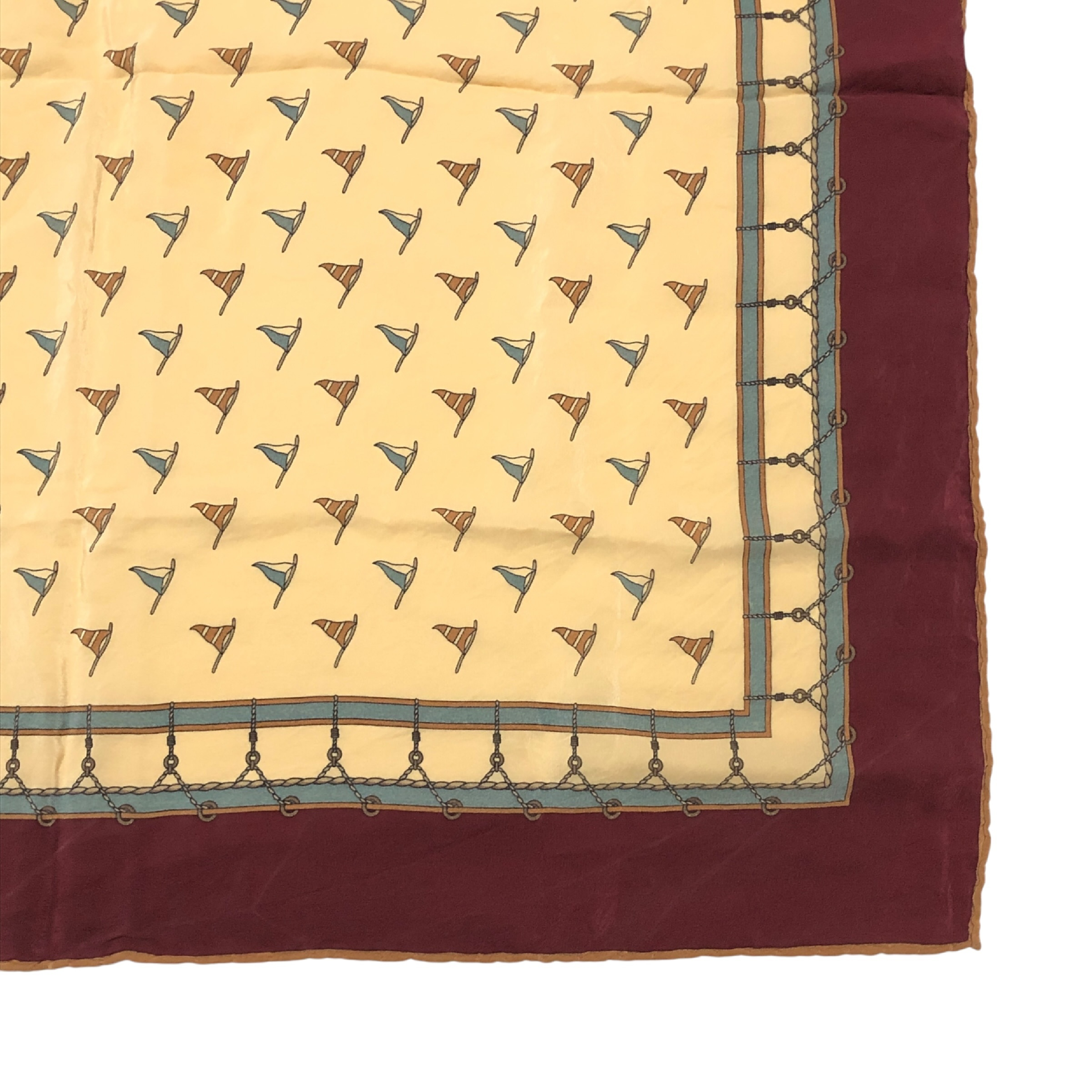 scarf, logo motif, 100% silk, stole, shawl, muffler, made in Italy, other accessories. — view 12
