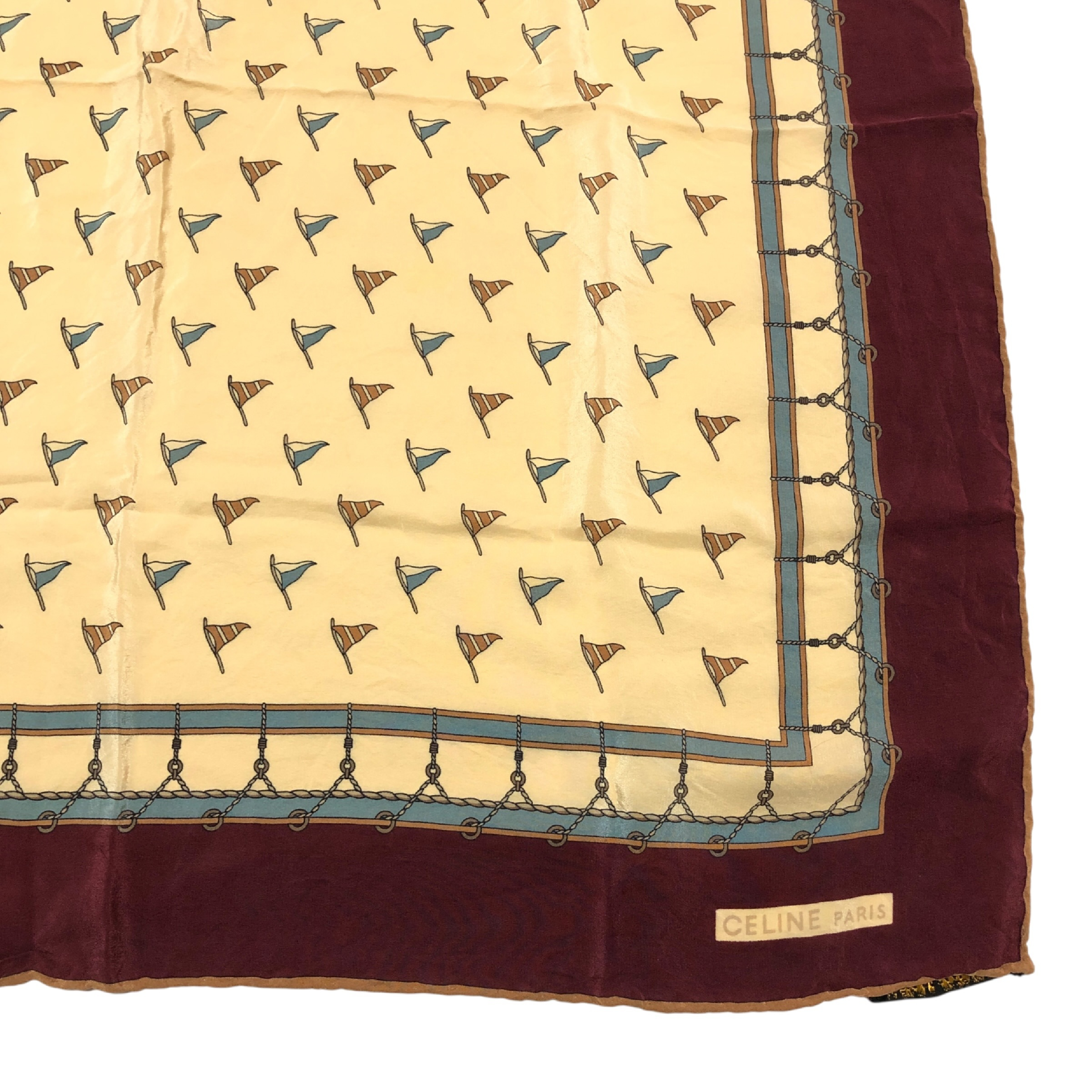 scarf, logo motif, 100% silk, stole, shawl, muffler, made in Italy, other accessories. — view 7