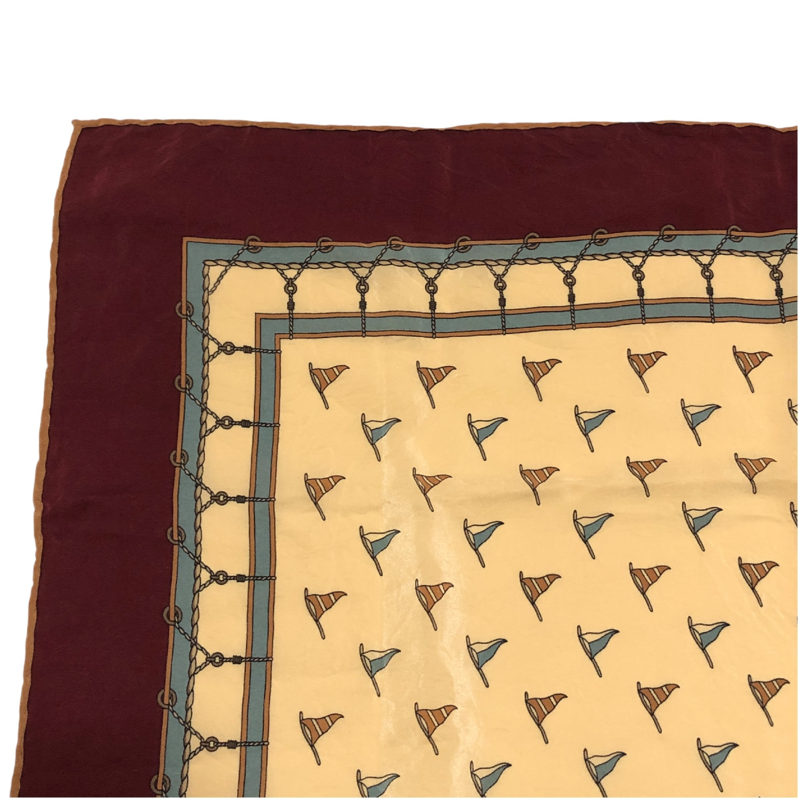 scarf, logo motif, 100% silk, stole, shawl, muffler, made in Italy, other accessories. — view 8